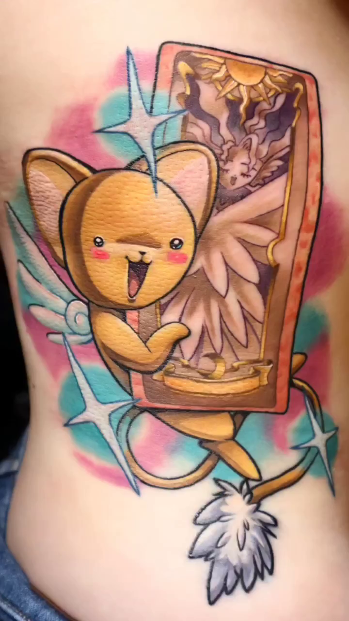 Tattoo by @jojo.mojo.tattoos — anime