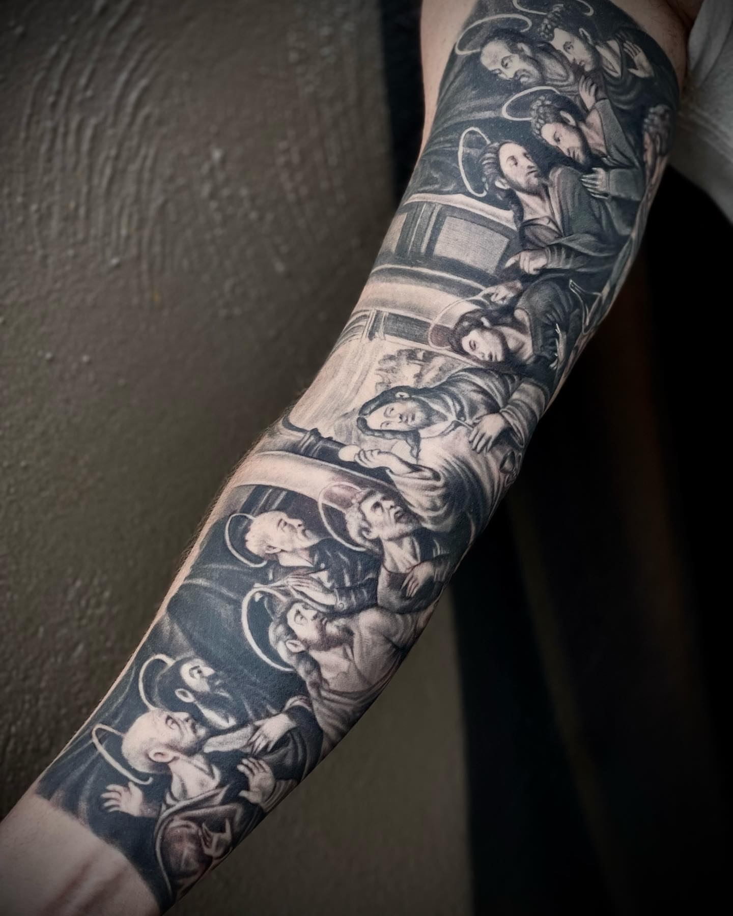 Tattoo by @jermrekow — black_and_grey, realism