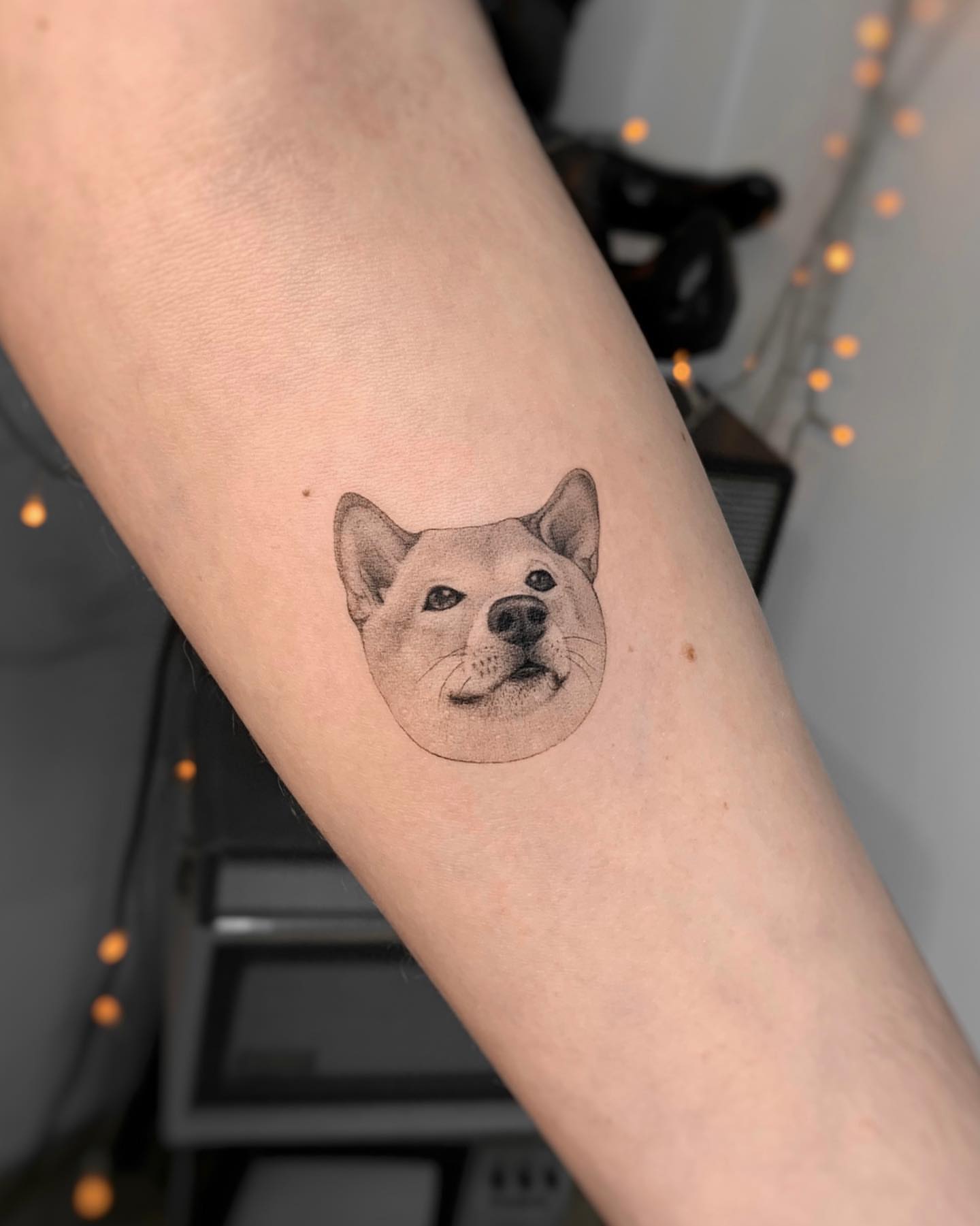 Tattoo by @devamariyaa โ dotwork