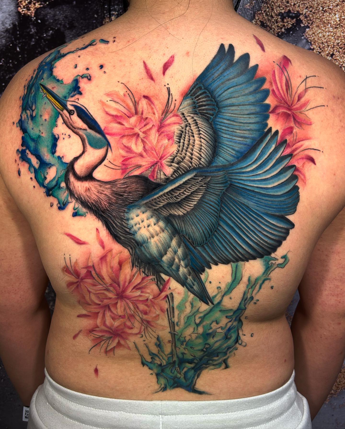 Tattoo by @c.x.dotline — realism, watercolor