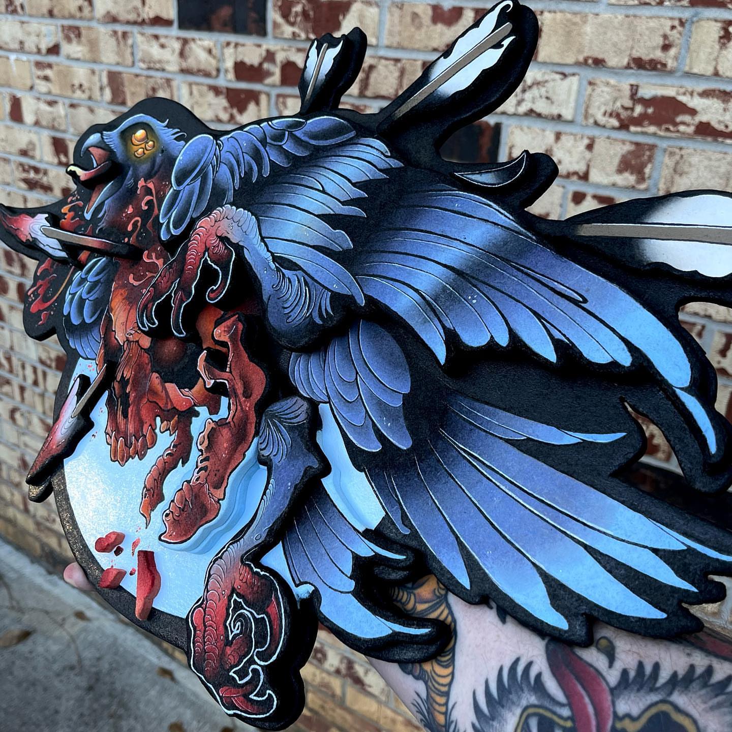 Tattoo by @boneheaddraws β american_traditional, dark_realism