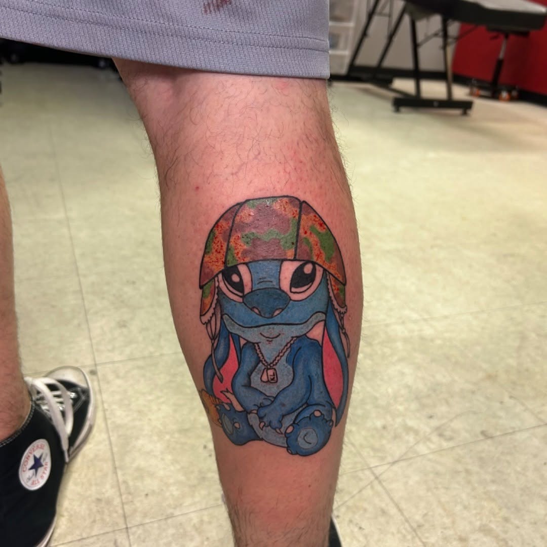 Tattoo by @tattoos_by_trav — new_school, anime