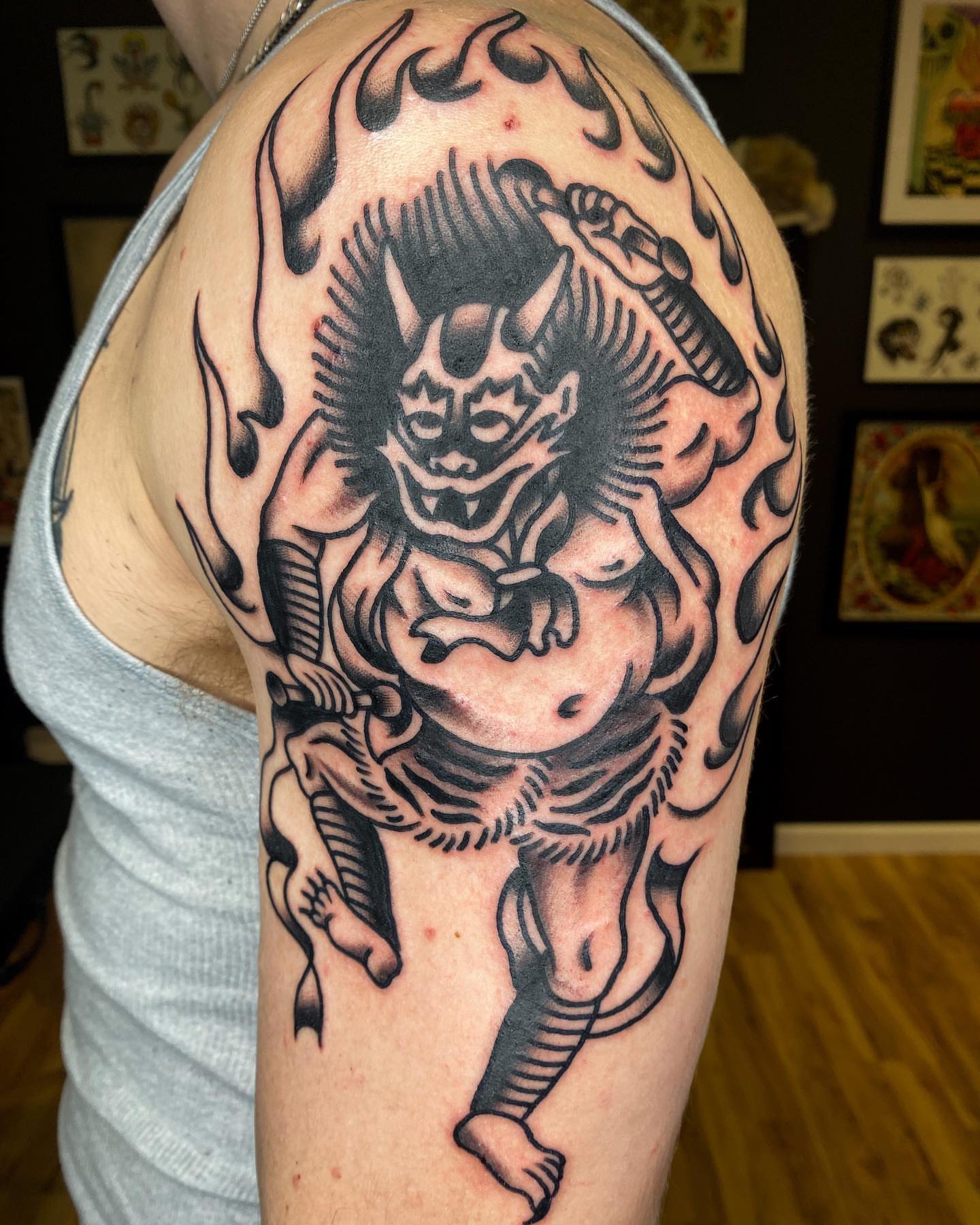 Tattoo by @tattoosbybraddock — black_and_grey