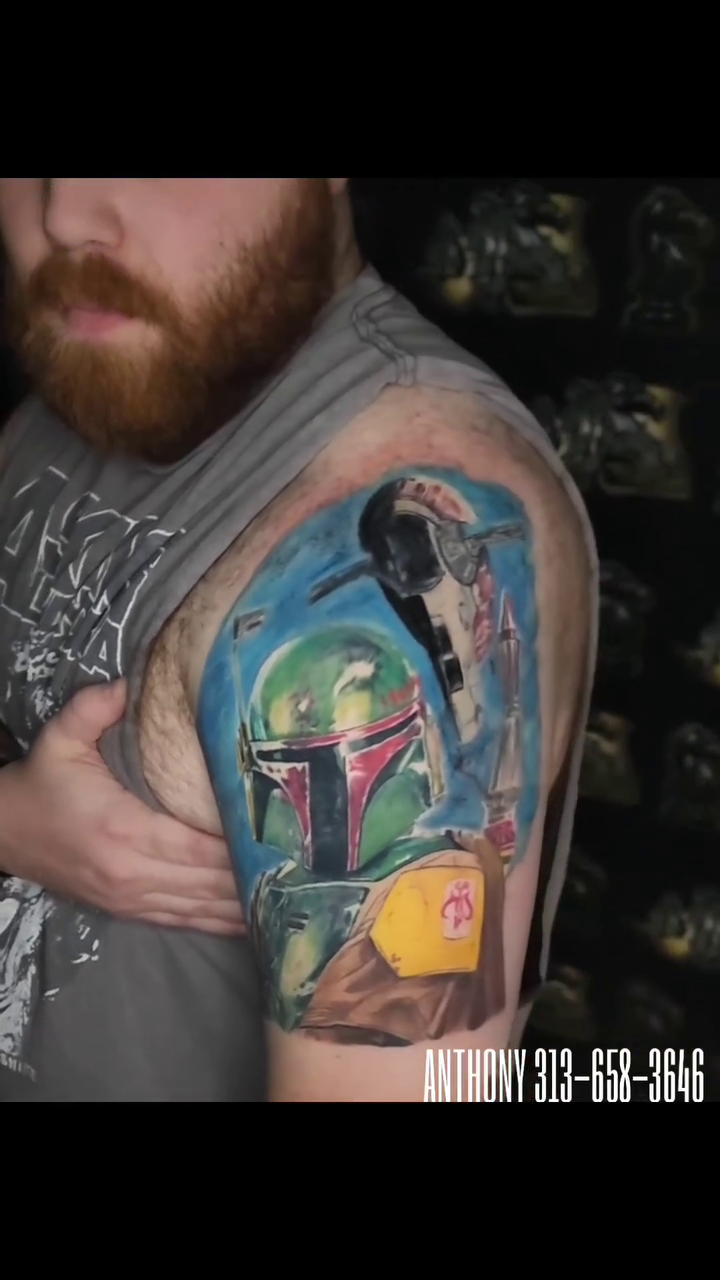 Tattoo by @antmantattoos — realism, black_and_grey