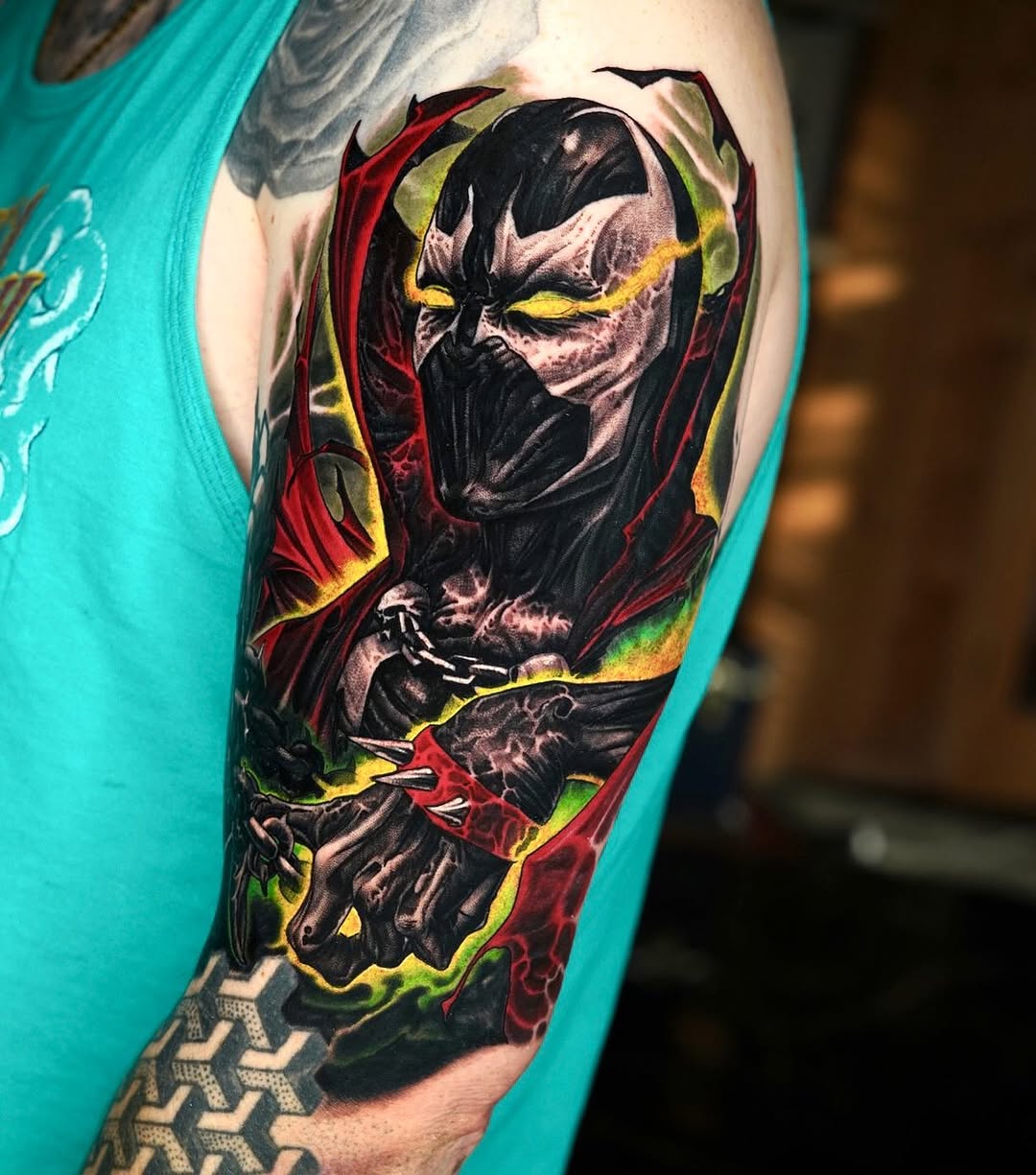 Tattoo by @jakerosstattoos — realism, dark_realism