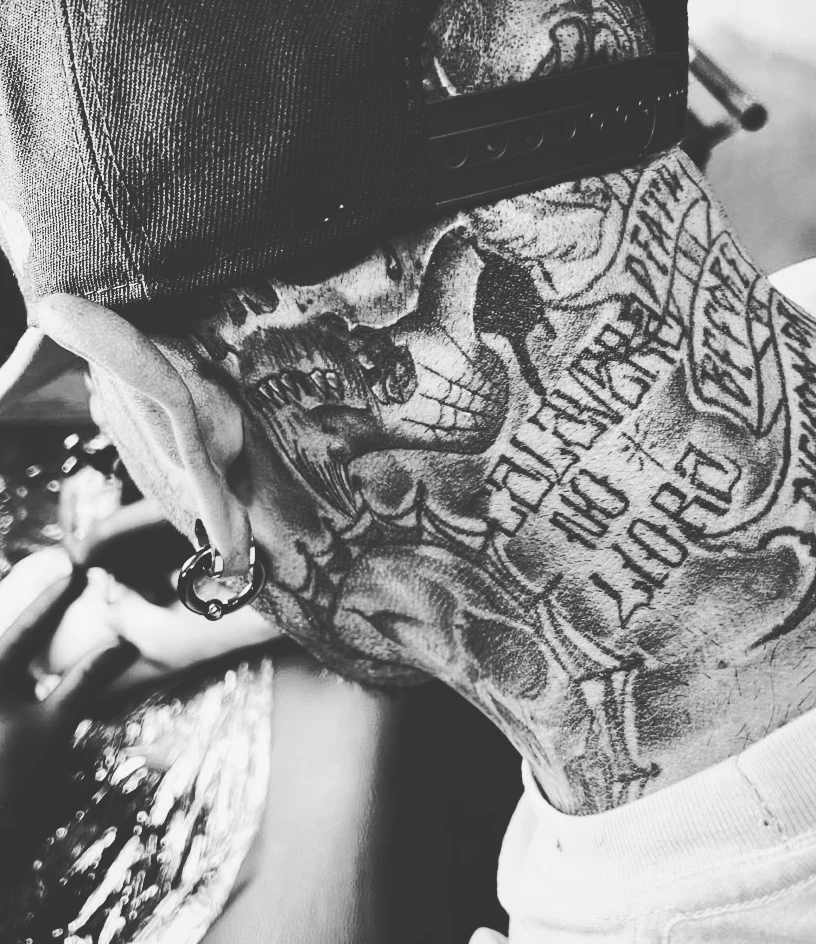 Tattoo by @davidalcocertattoo — black_and_grey