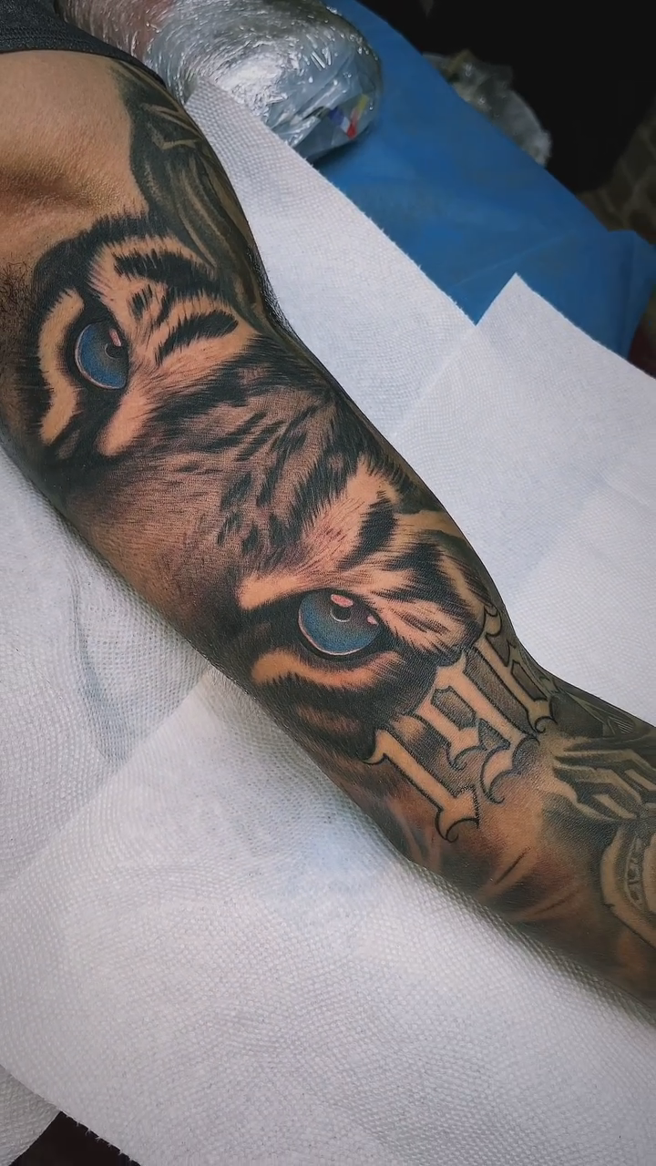 Tattoo by @aleks_tat2 — realism, black_and_grey