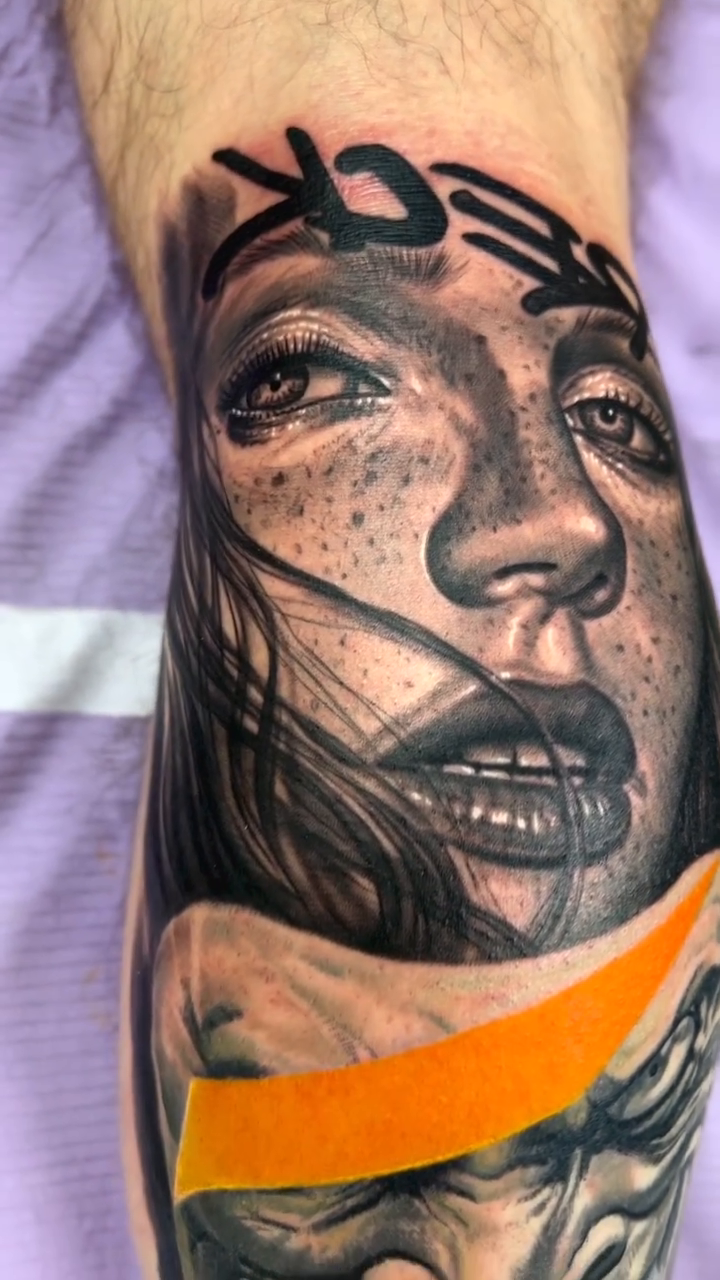 Tattoo by @tattoos_by_junior — realism, black_and_grey
