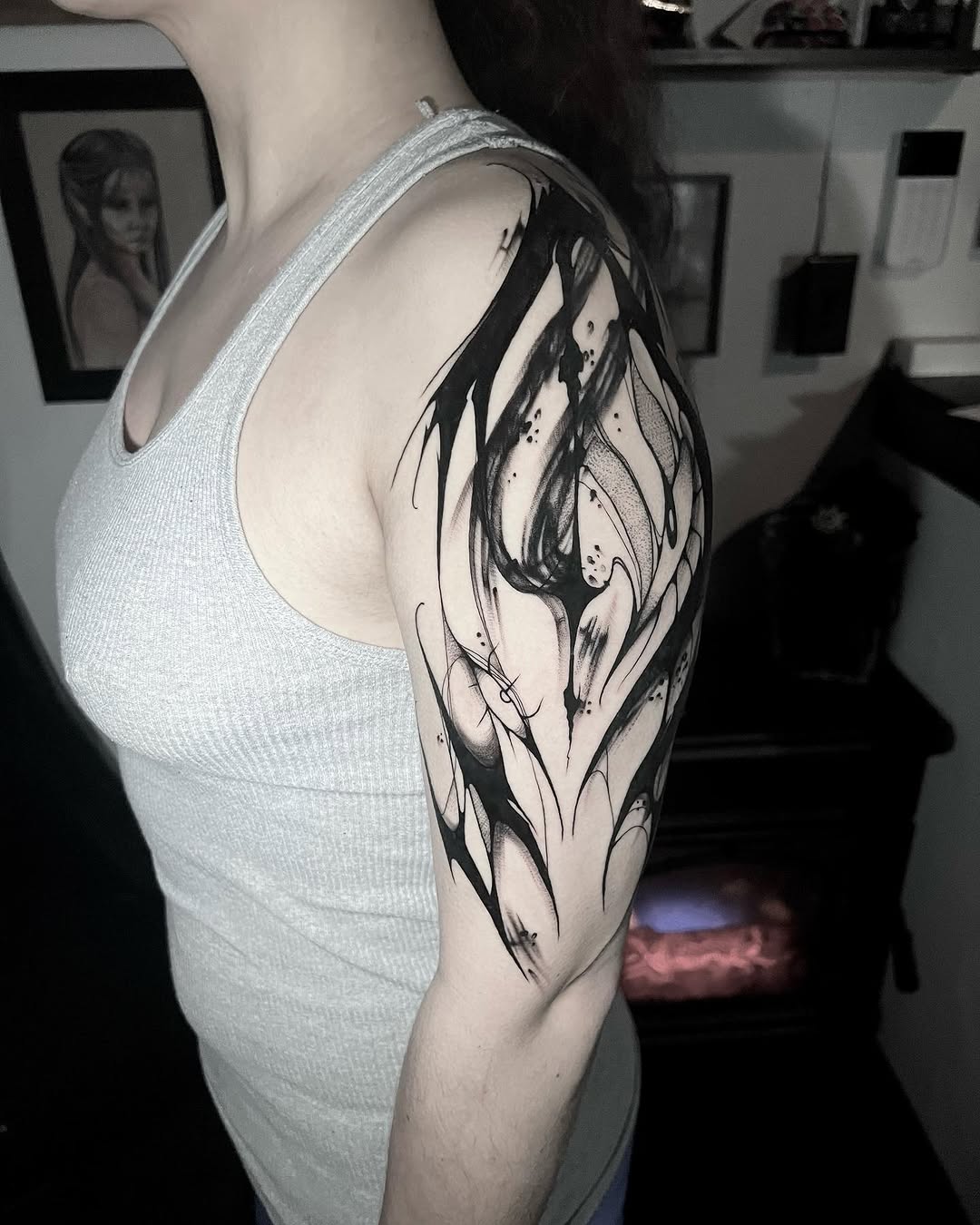 Tattoo by @connellytaittattoo — blackwork, ornamental