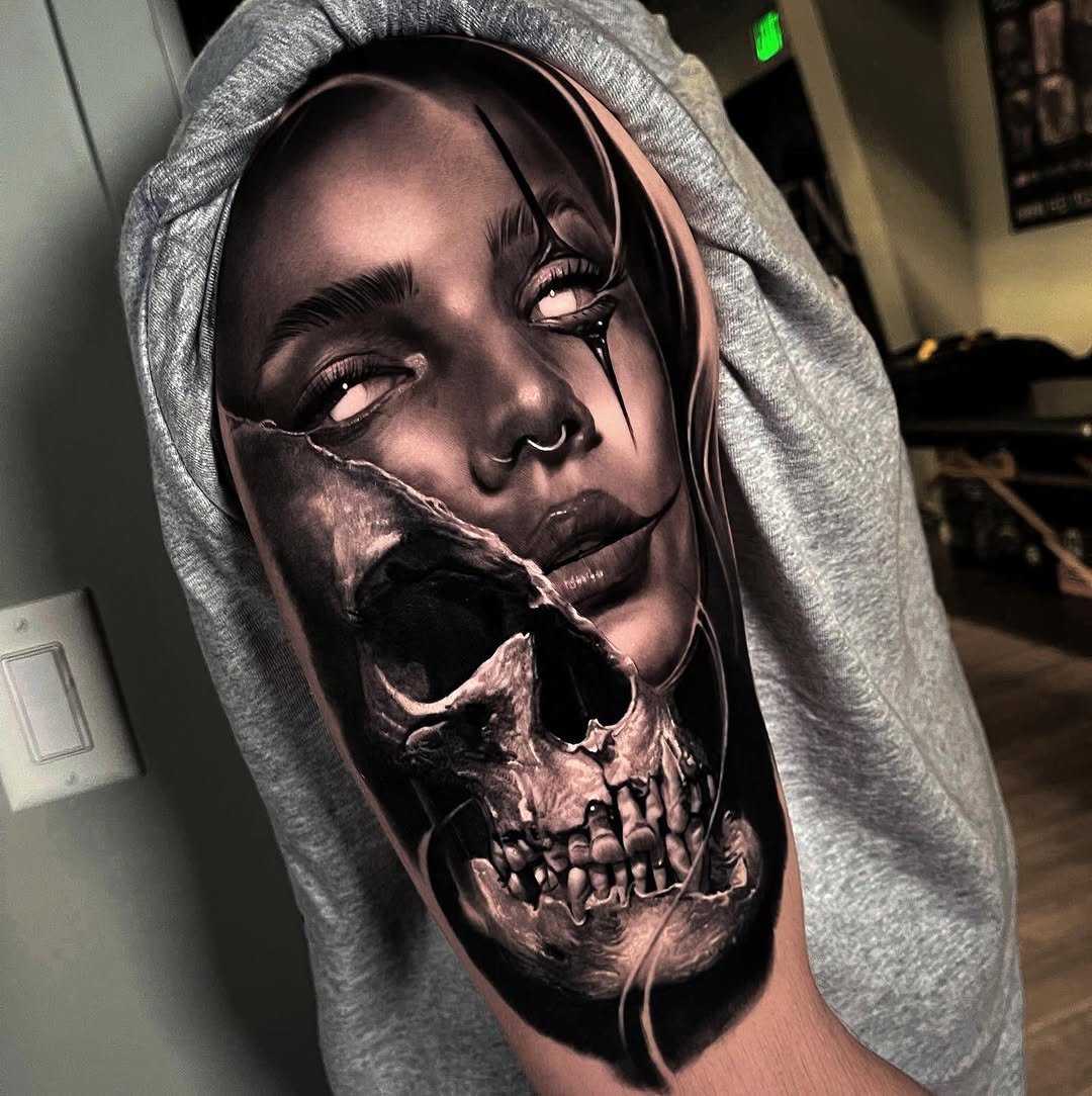 Tattoo by @tattoosbygonzo β realism, dark_realism