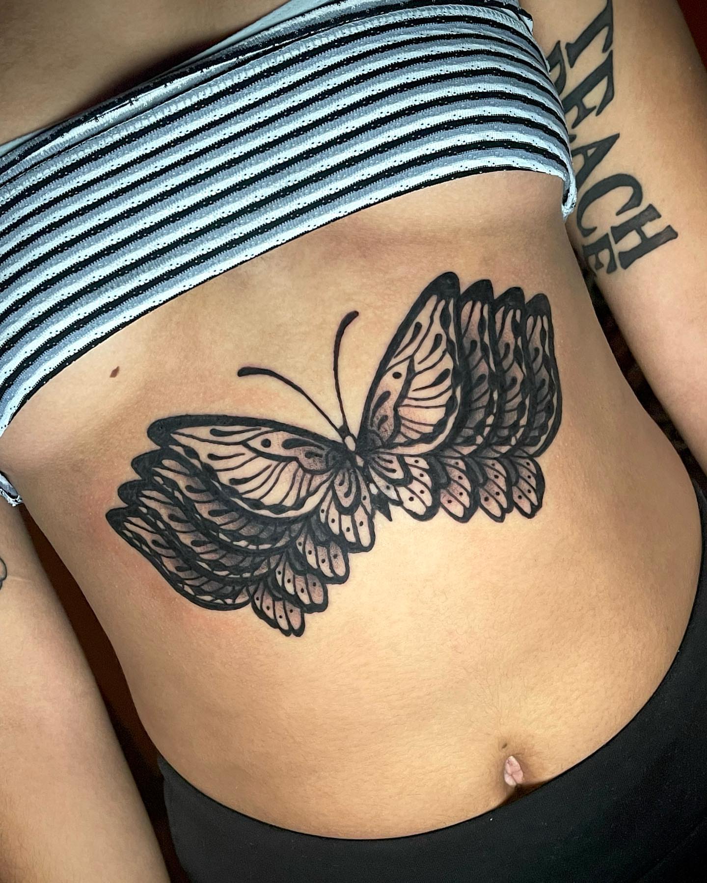 Tattoo by @anheartistxo — black_and_grey