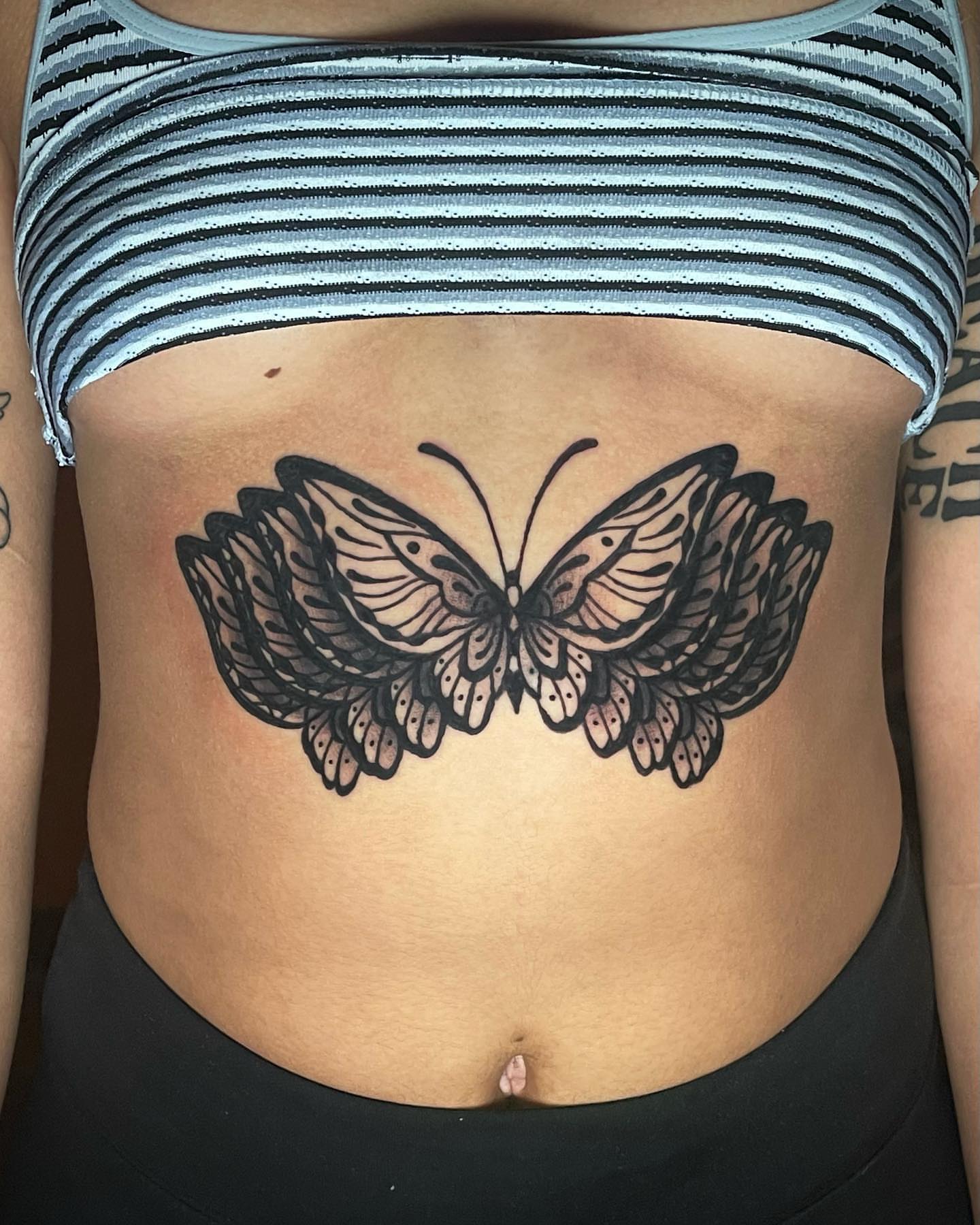 Tattoo by @anheartistxo — black_and_grey