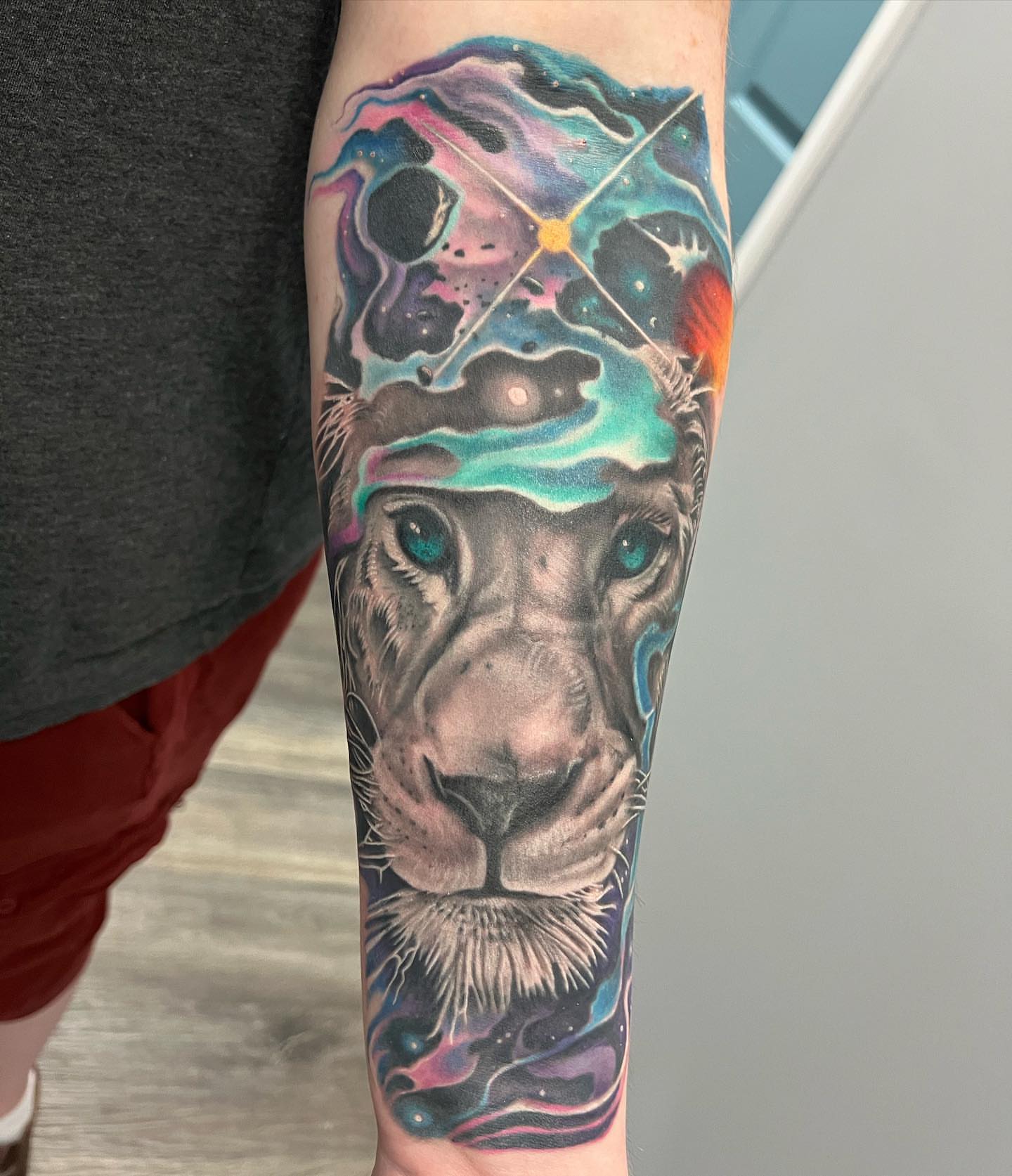 Tattoo by @garlandt35 — realism, dotwork