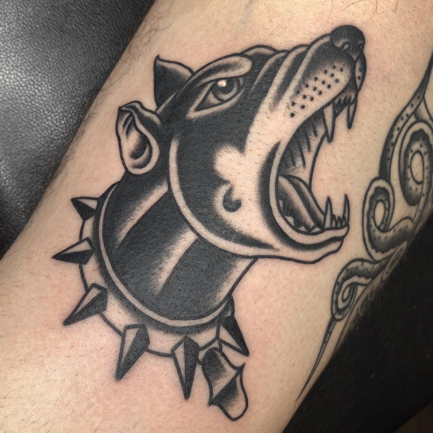 Tattoo by @andrewtattoos — black_and_grey