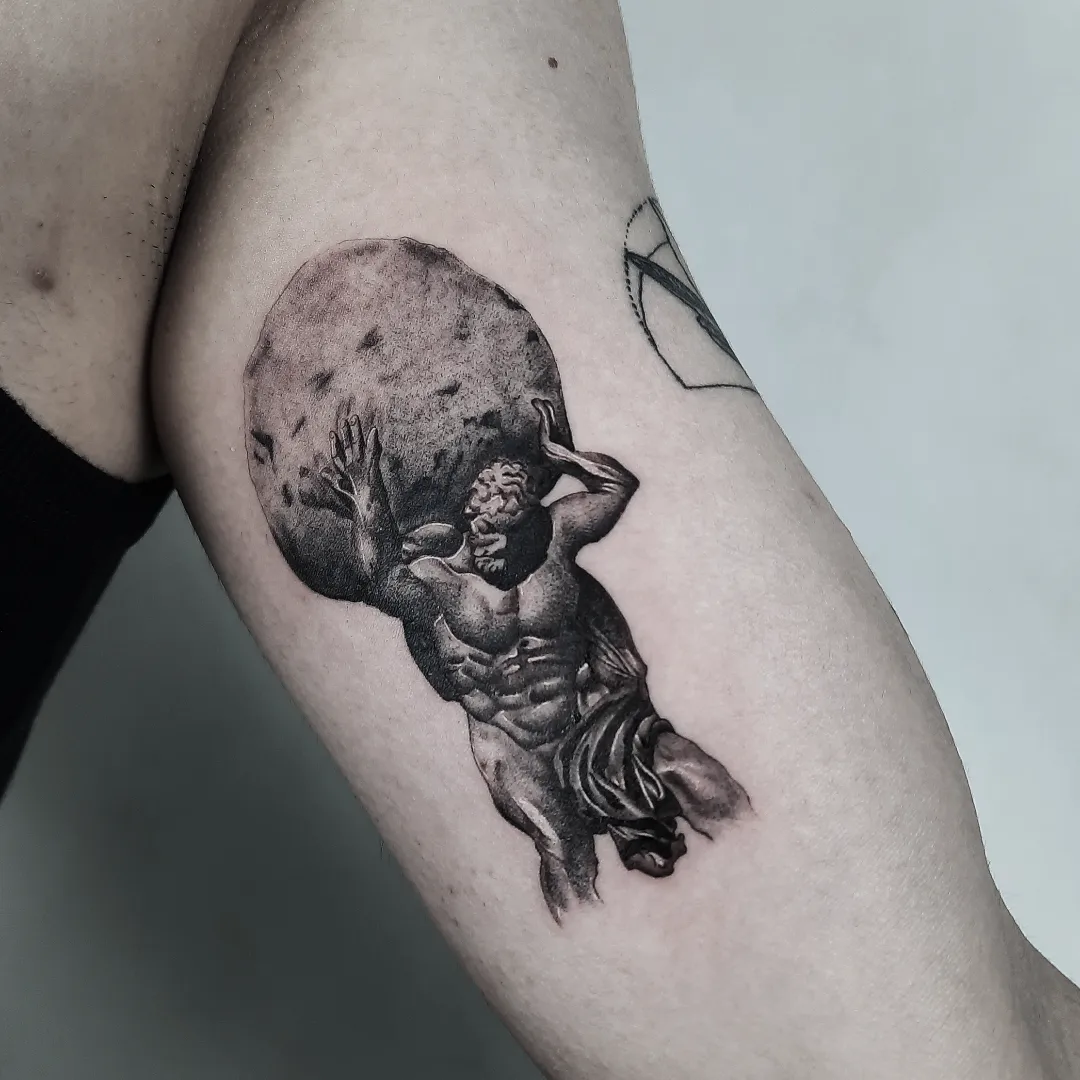 Tattoo by @dark_is_bright_ink — black_and_grey