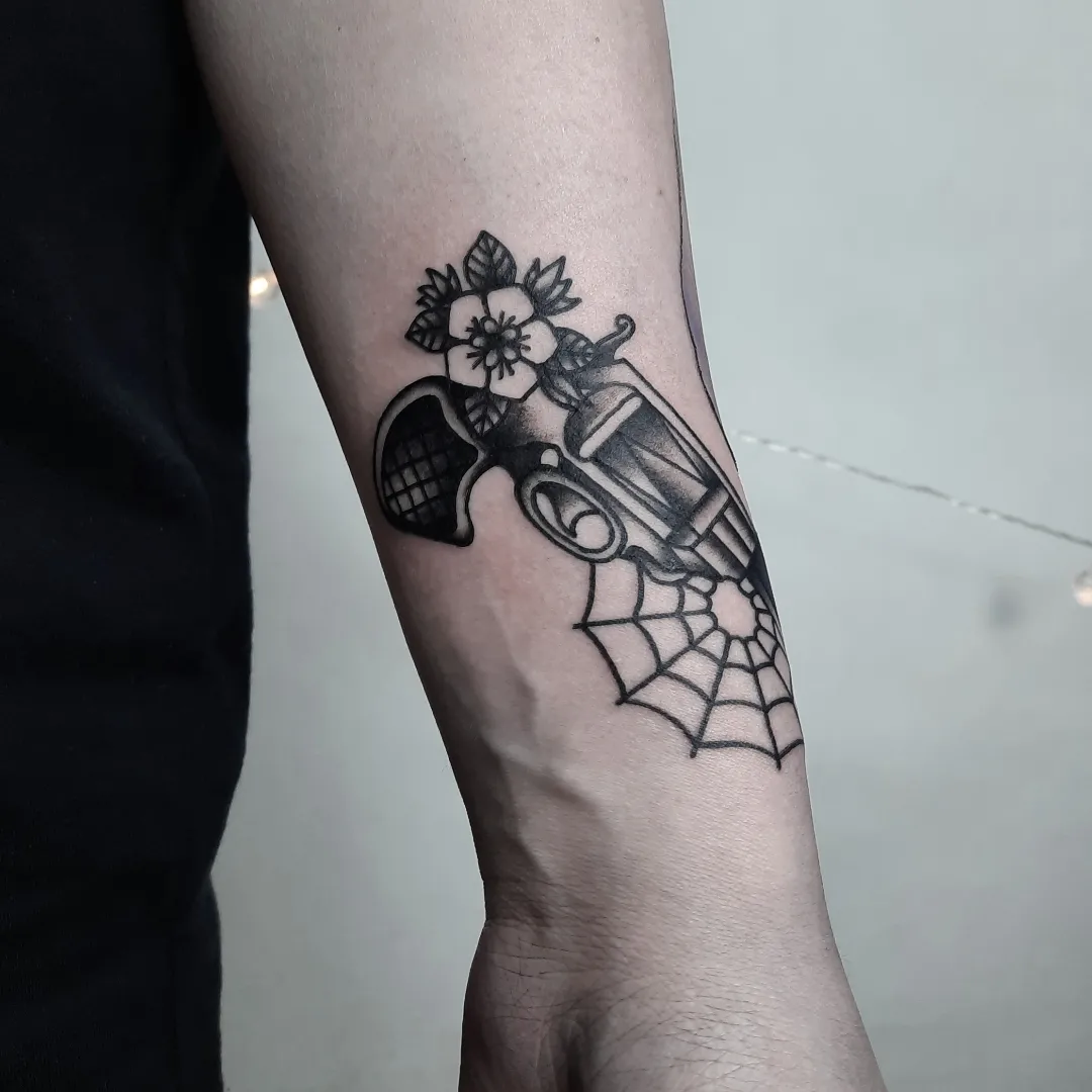 Tattoo by @dark_is_bright_ink — black_and_grey