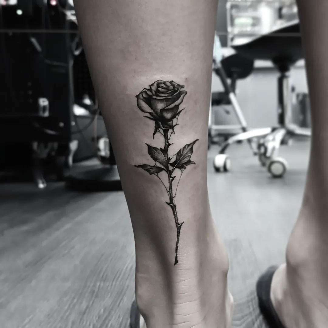 Tattoo by @dark_is_bright_ink — black_and_grey