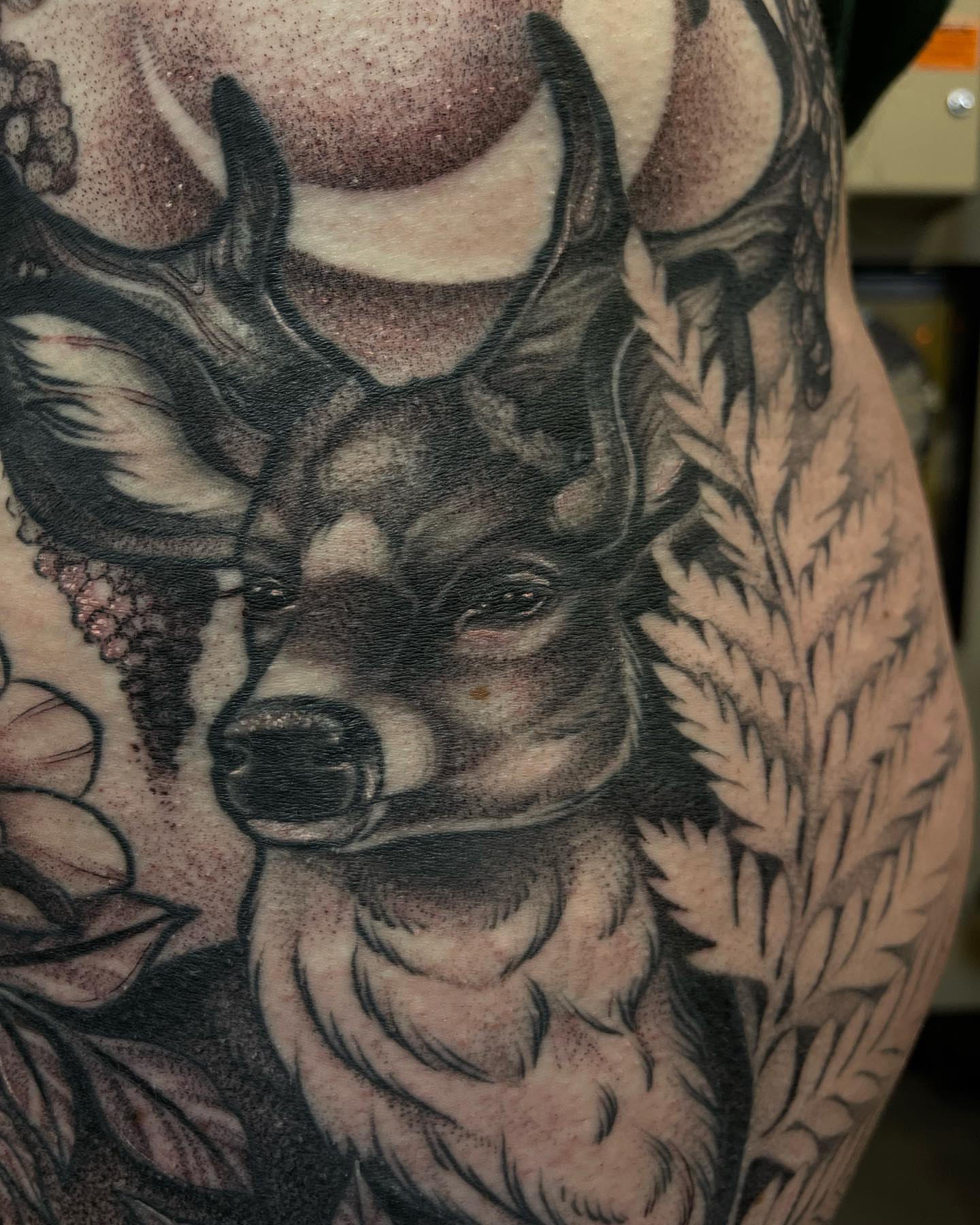 Tattoo by @judes_draws — realism, black_and_grey