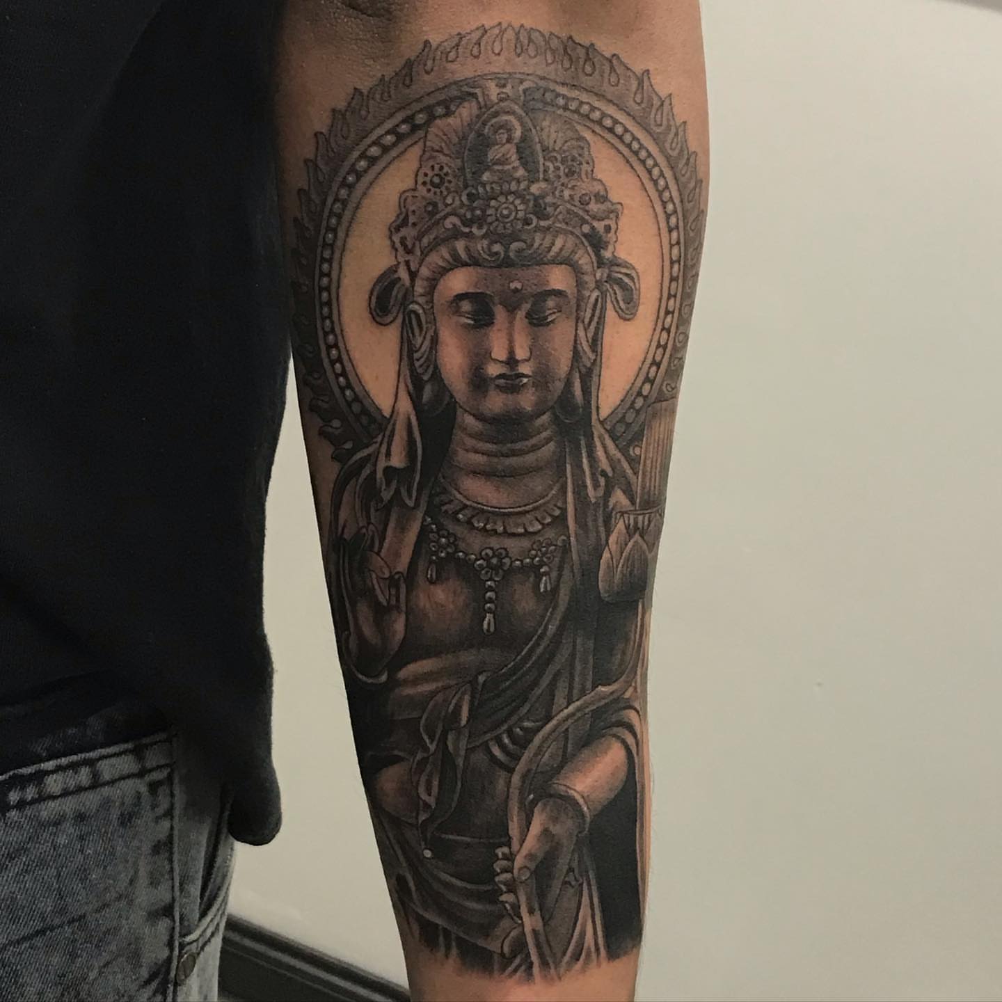Tattoo by @alfredo_diazflores — black_and_grey, realism