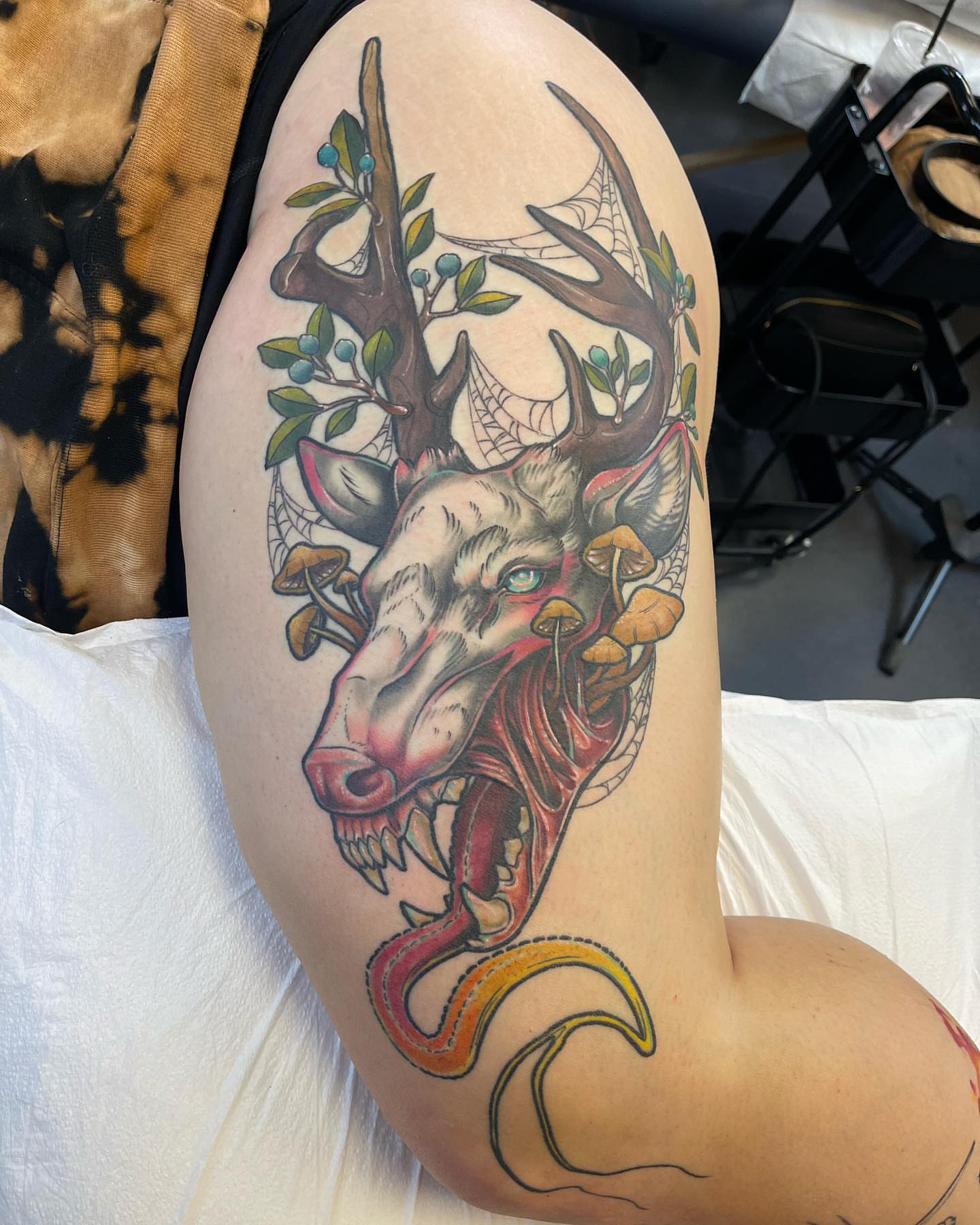 Tattoo by @judes_draws — realism, dotwork