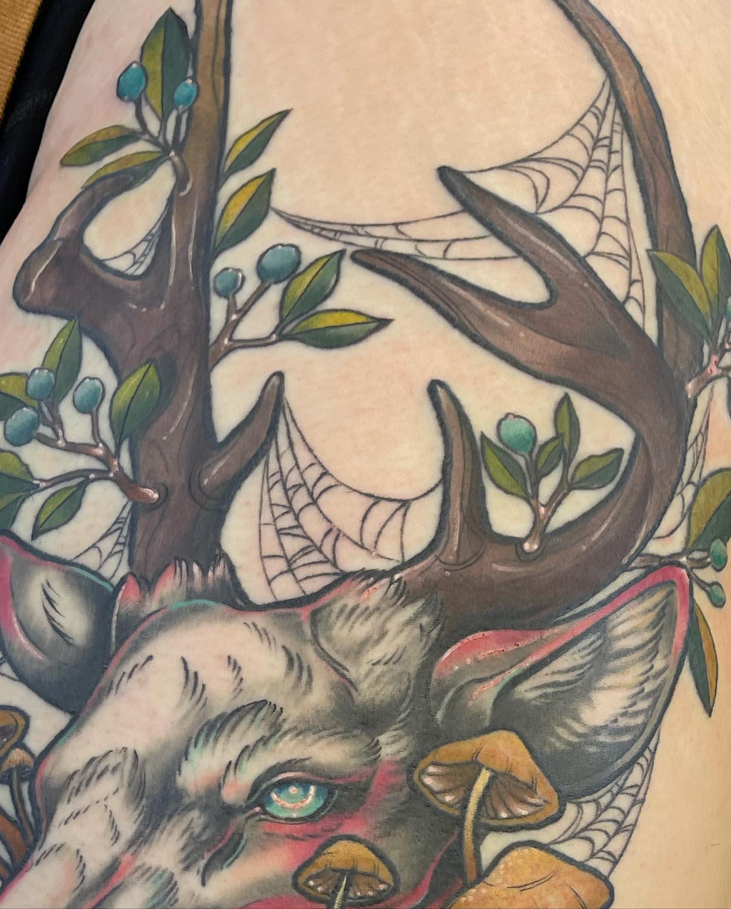 Tattoo by @judes_draws — american_traditional, dotwork