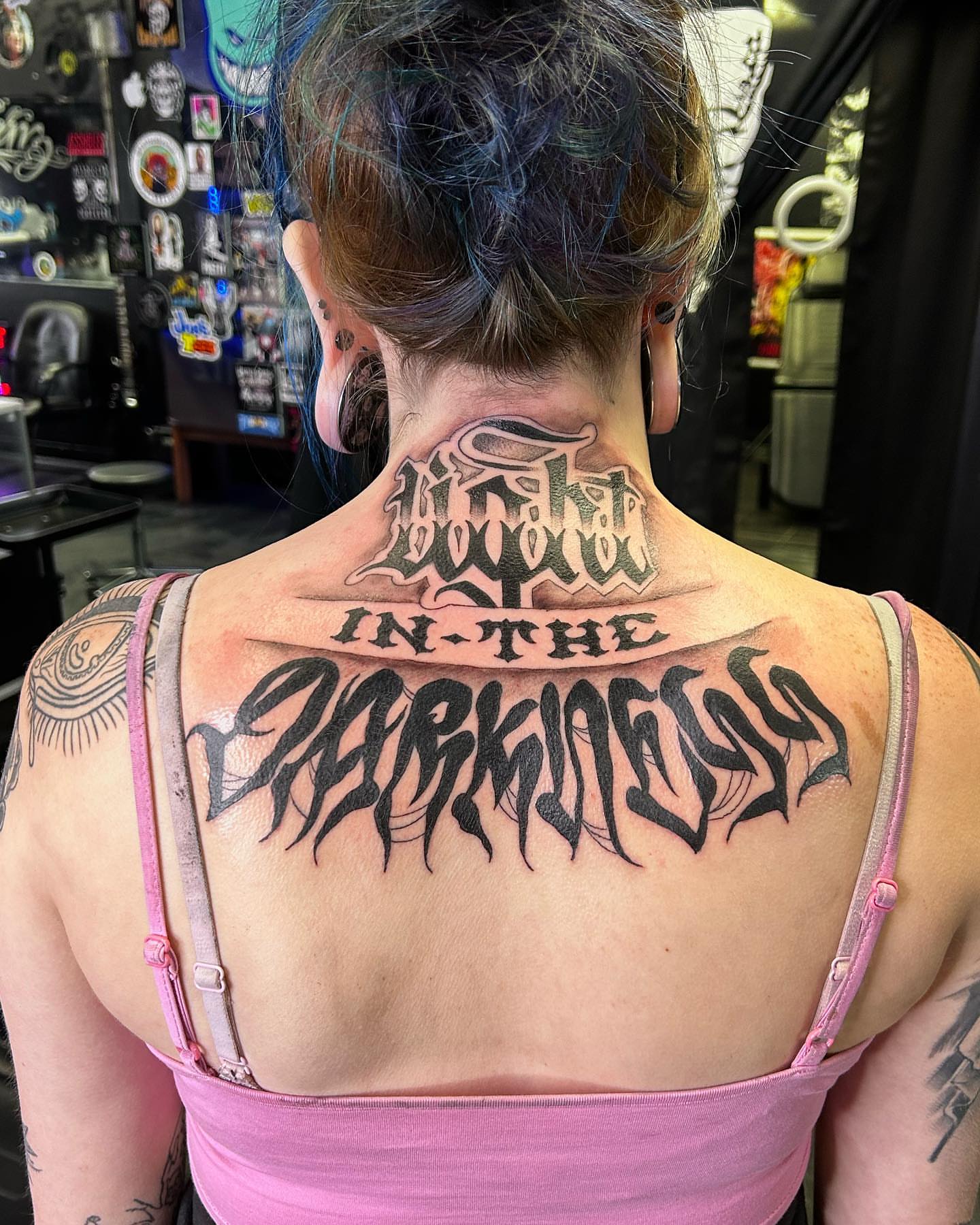 Tattoo by @colby_tattoos — lettering_script