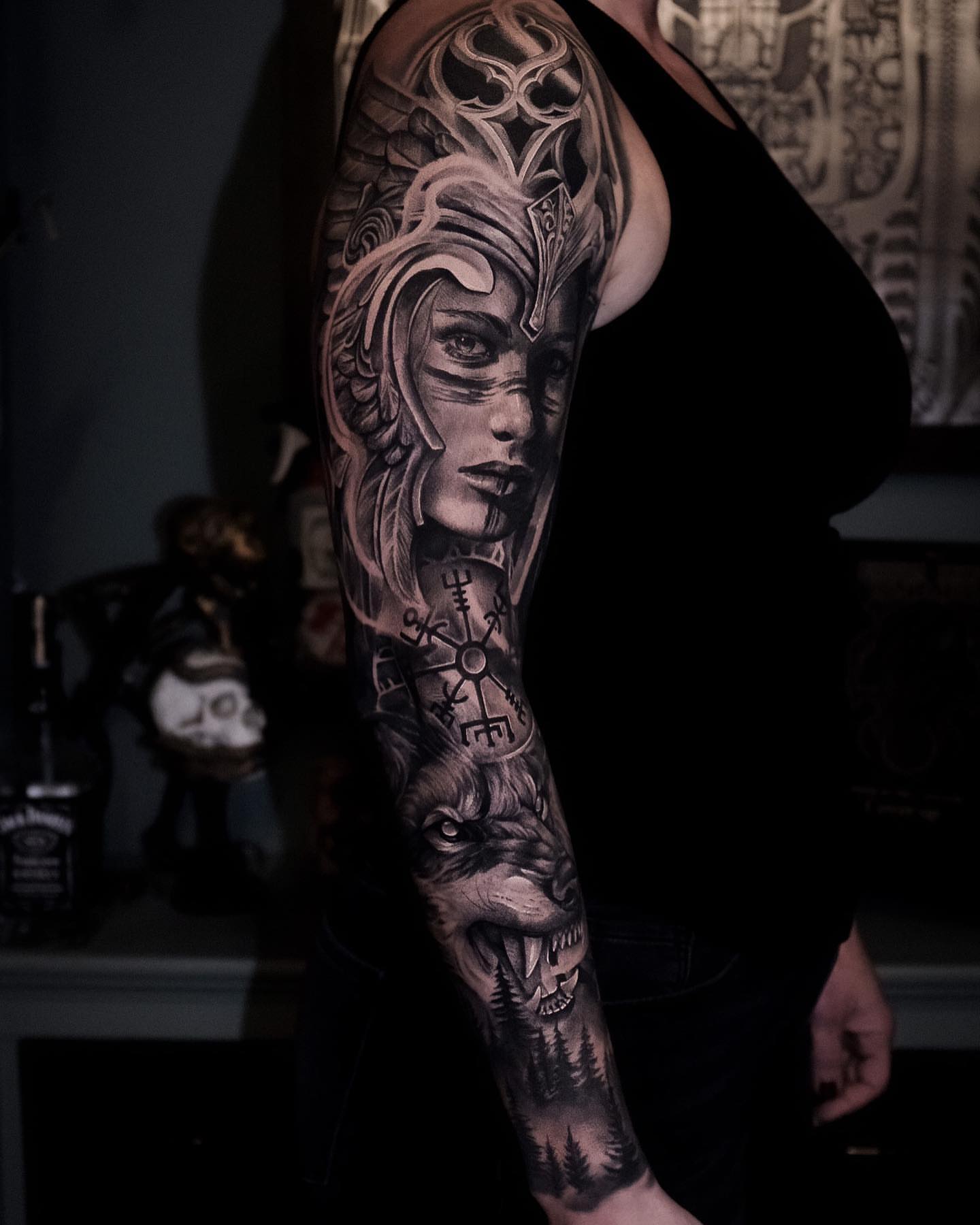 Tattoo by @marcelxbernhard — black_and_grey, realism