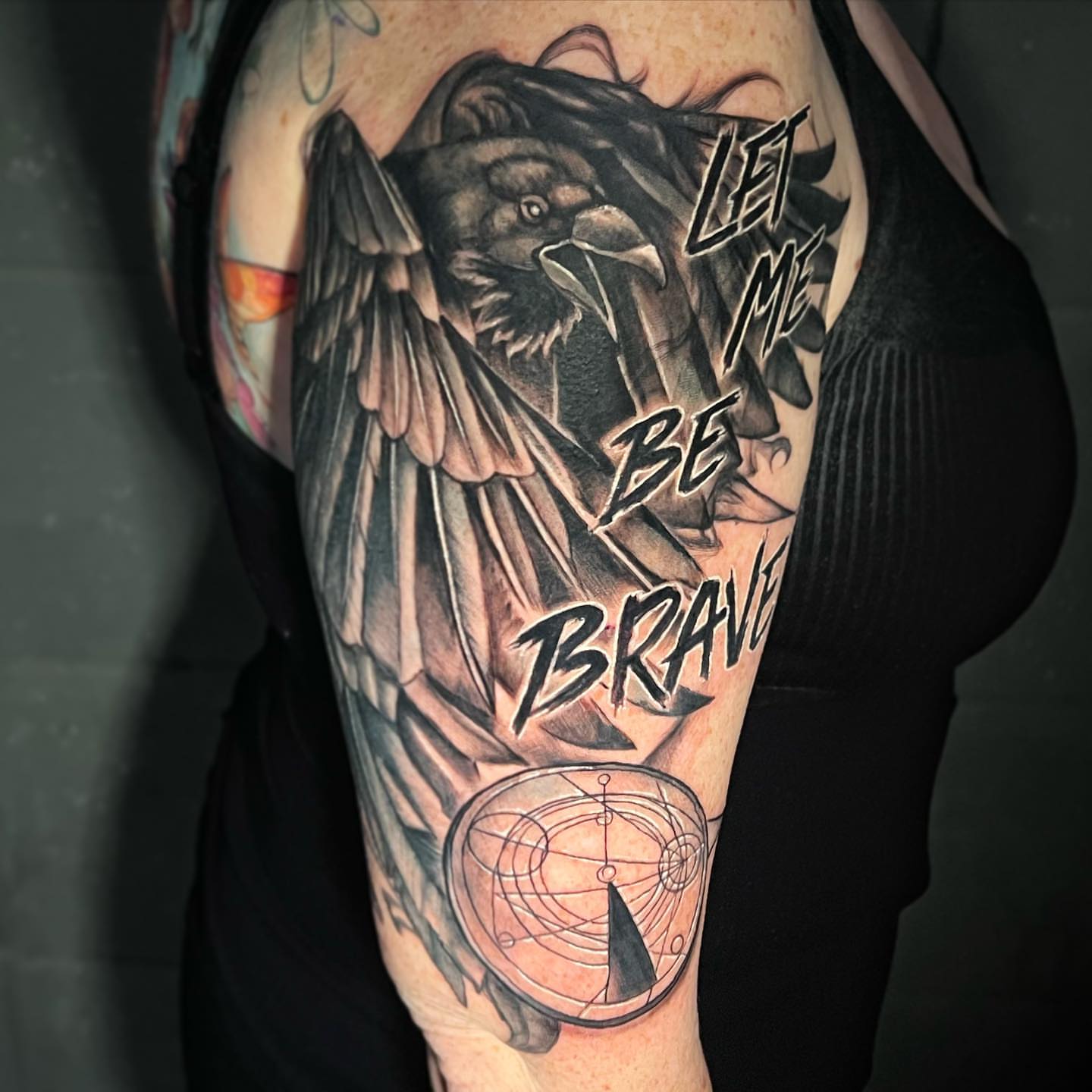 Tattoo by @joshgreentattoo — realism, dark_realism