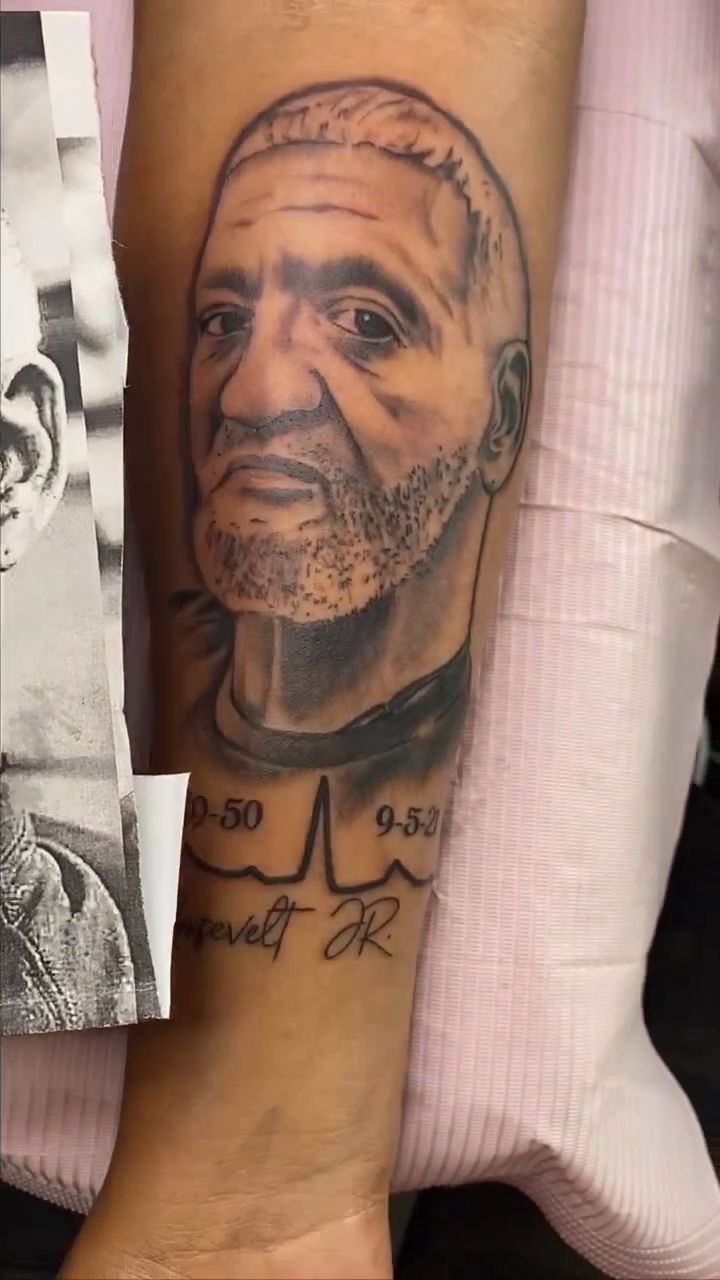 Tattoo by @thatgirlbutta — realism, black_and_grey