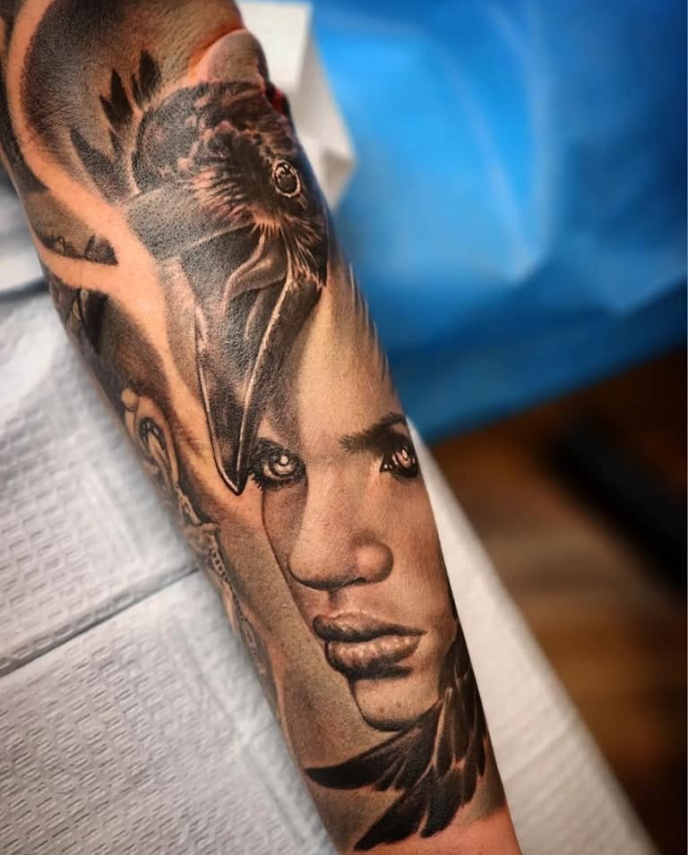 Tattoo by @danieljapaniel — realism, black_and_grey