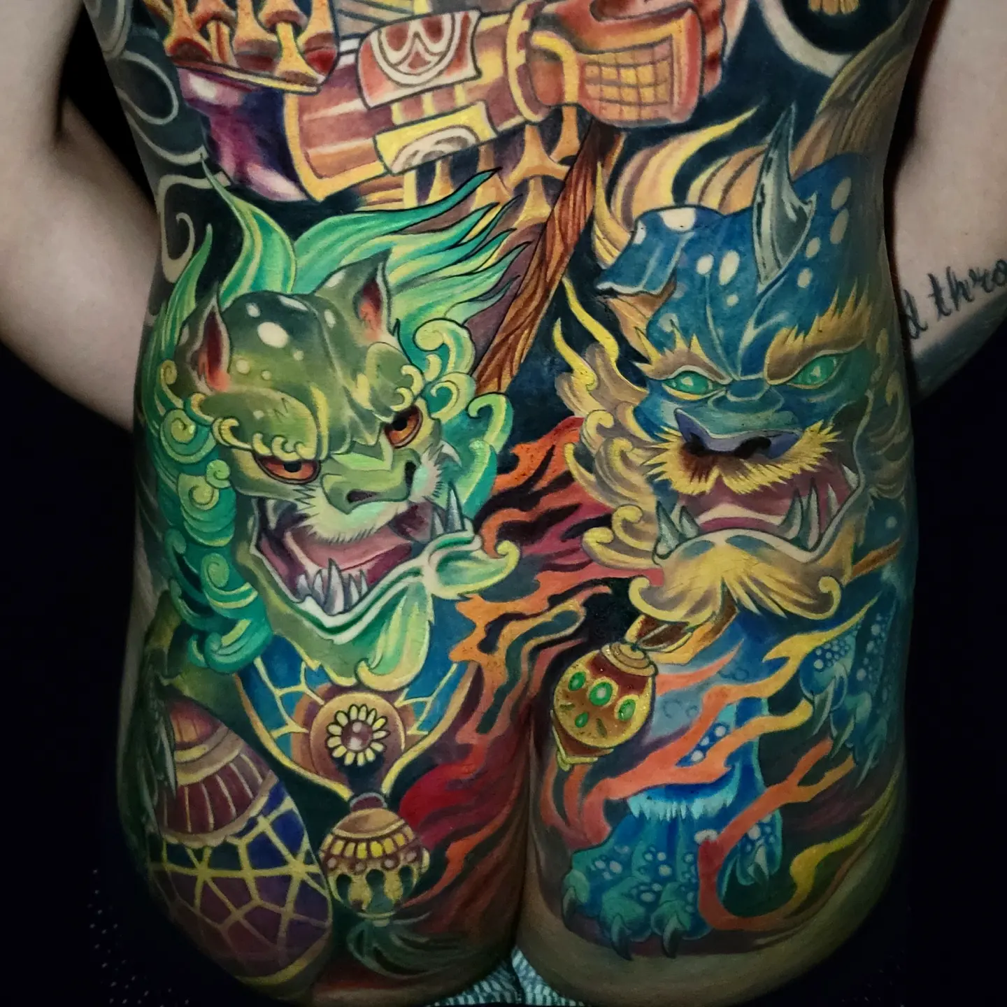 Tattoo by @jackjrmora — japanese_irezumi, dotwork
