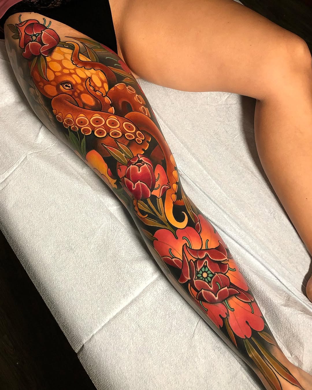 Tattoo by @miloalfring — japanese_irezumi, neo_traditional
