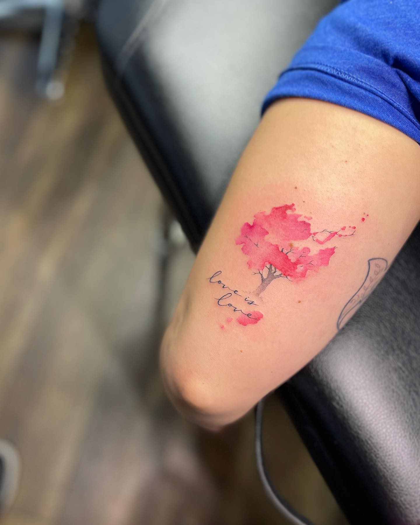 Tattoo by @georgiagreytattoos — watercolor