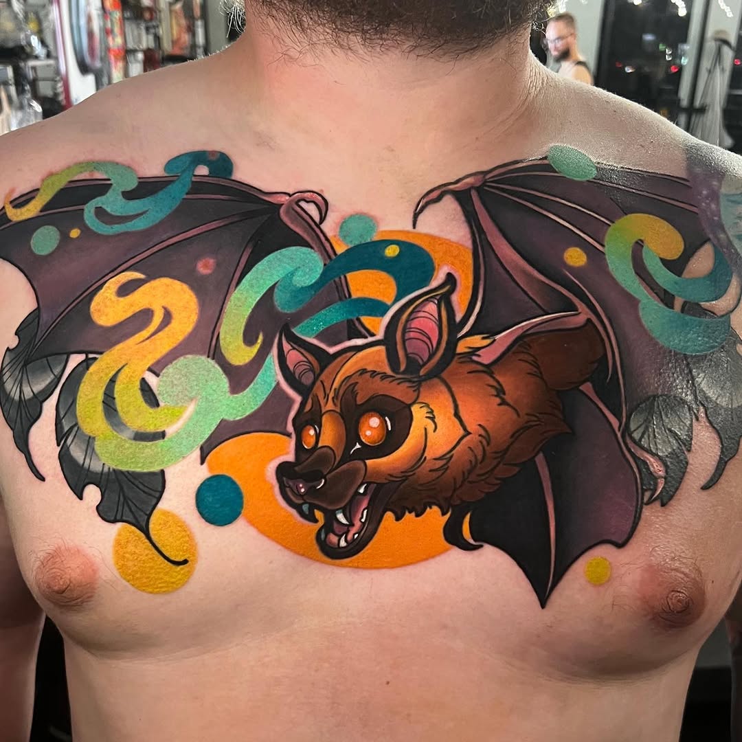 Tattoo by @toothjuice_ — new_school, blackwork