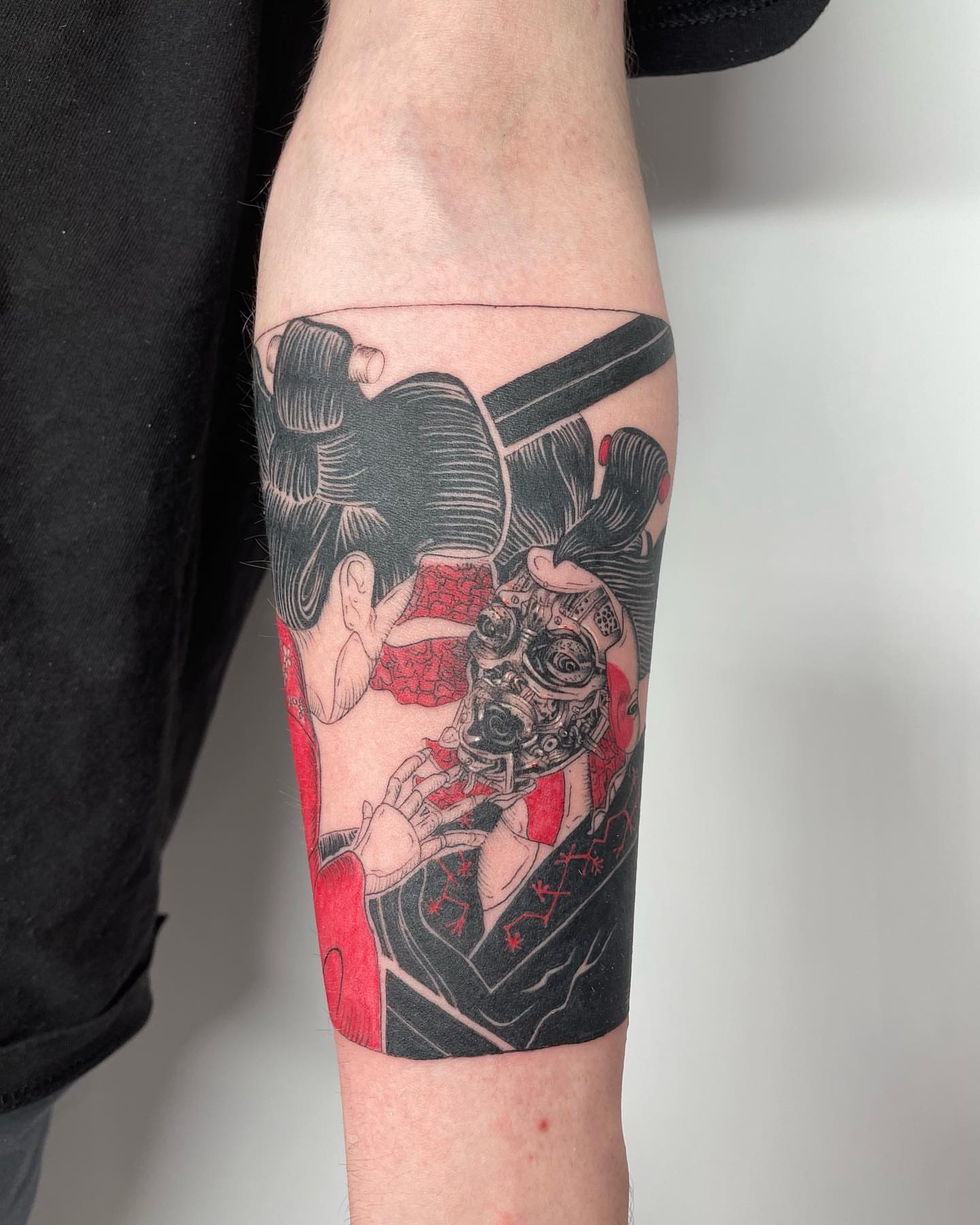 Tattoo by @abryvtattoos — japanese_irezumi, black_and_grey