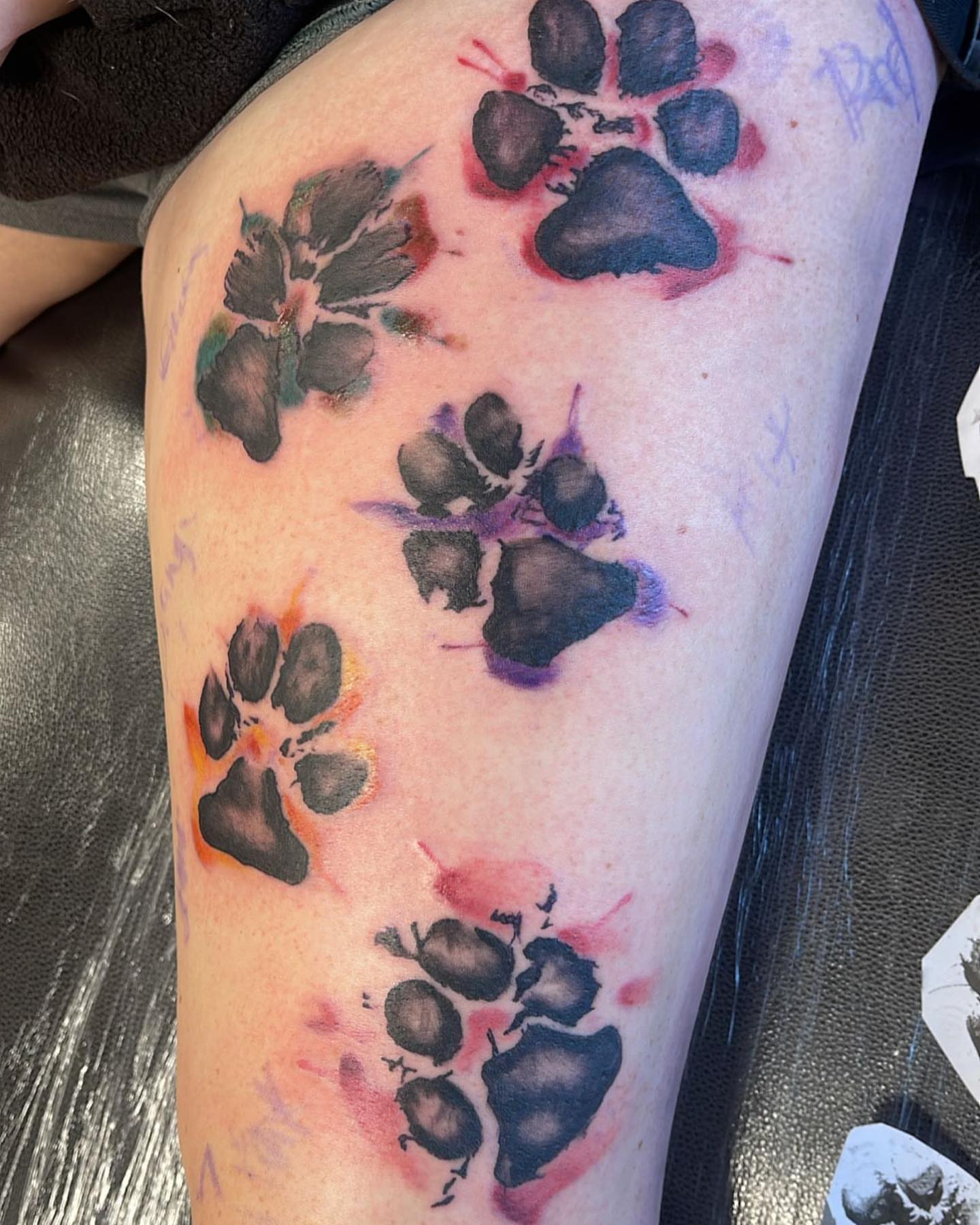Tattoo by @tobiaztattooz — watercolor