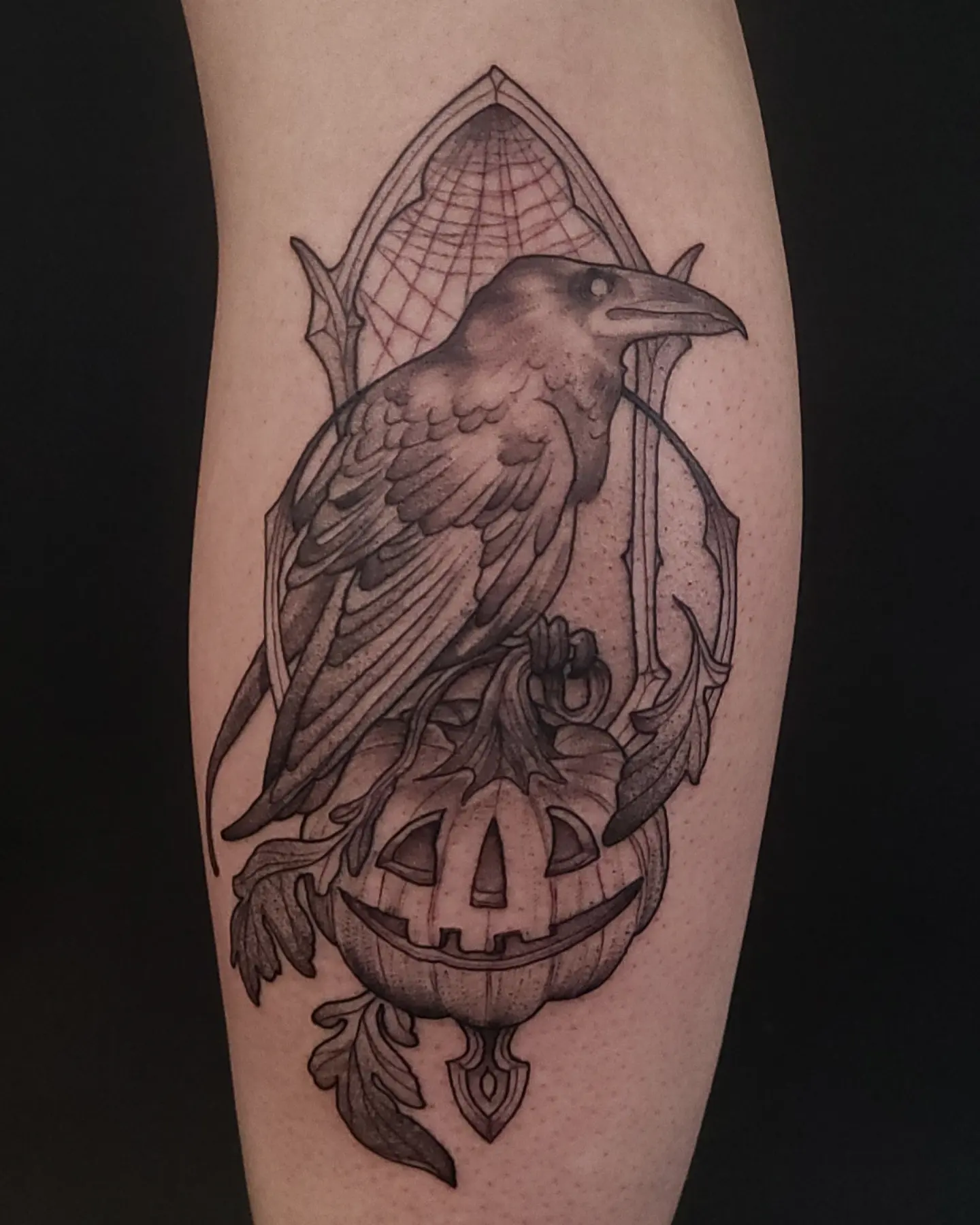 Tattoo by @rkraiza โ black_and_grey, dark_realism