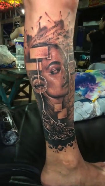 Tattoo by @ricksnayupac — black_and_grey, realism