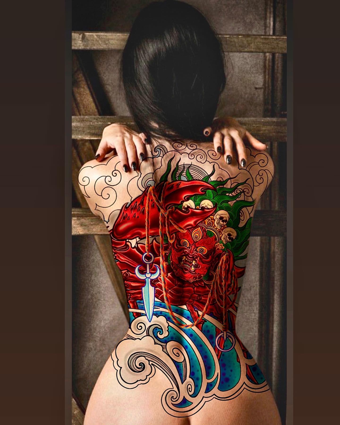Tattoo by @ghostmantattoo — japanese_irezumi