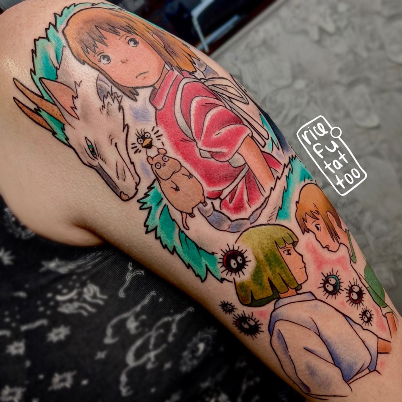 Tattoo by @ricefu_asa — anime
