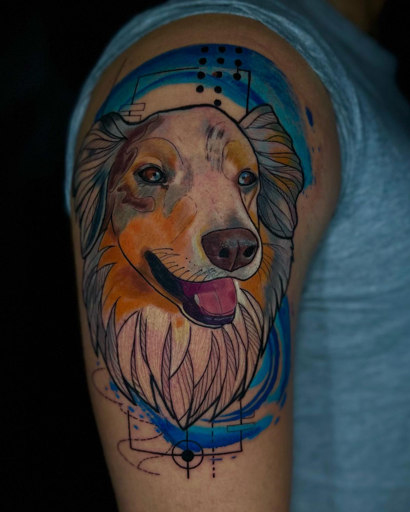 Tattoo by @nataly_fierro_art — realism, dotwork