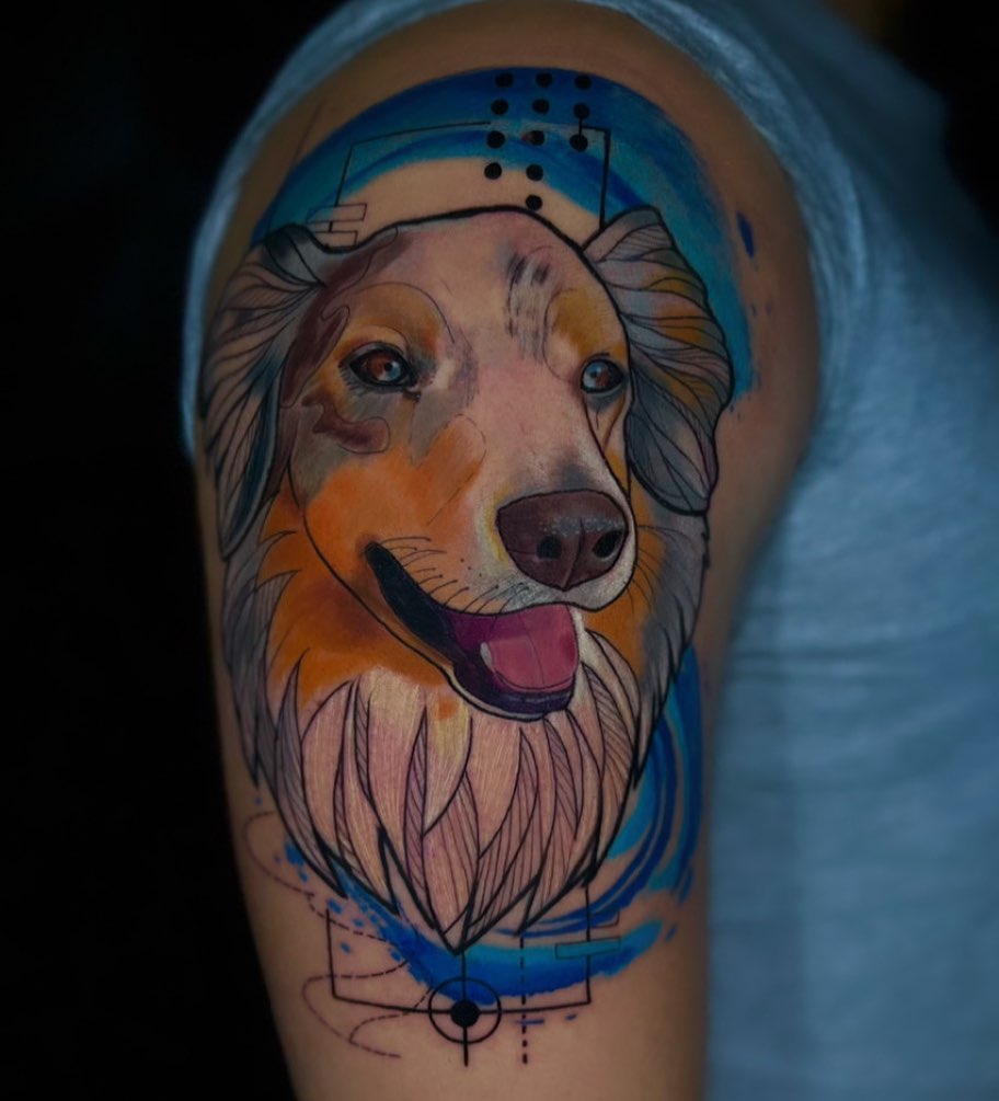 Tattoo by @nataly_fierro_art — realism, dotwork