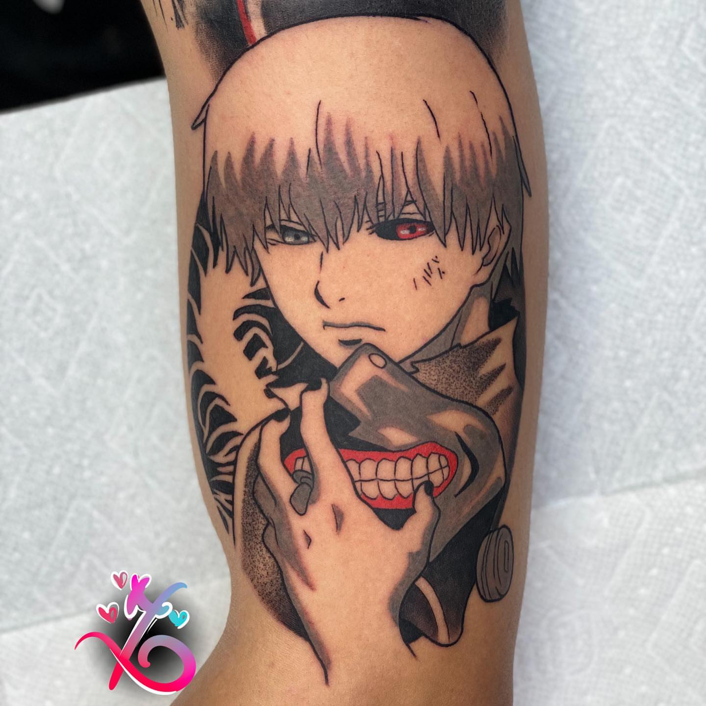 Tattoo by @deussayink — anime