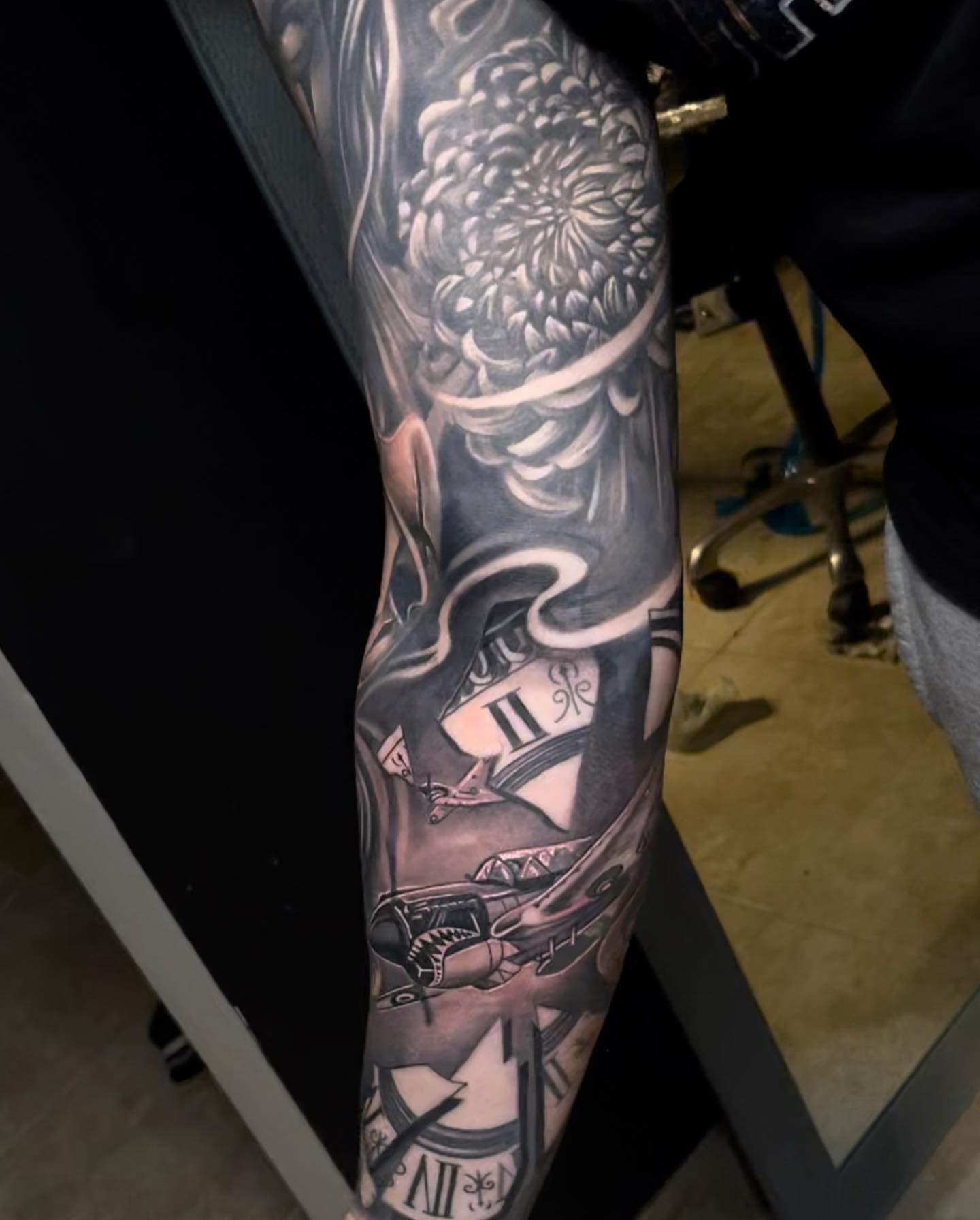 Tattoo by @luis_menesesart — black_and_grey, realism