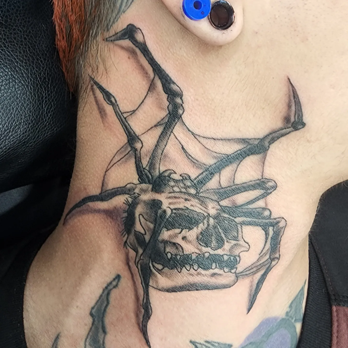 Tattoo by @conwaythetattooer — black_and_grey, realism