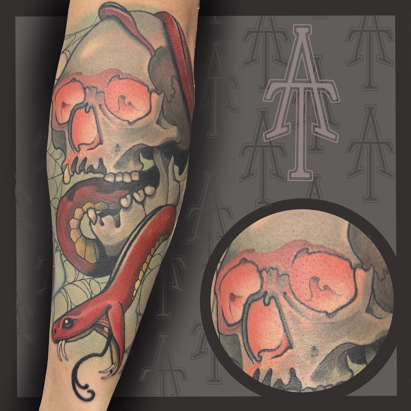 Tattoo by @chrisdobransky — american_traditional, realism