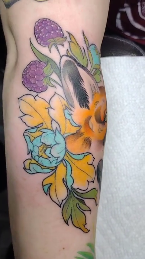 Tattoo by @cassiealtattoos — realism, neo_traditional