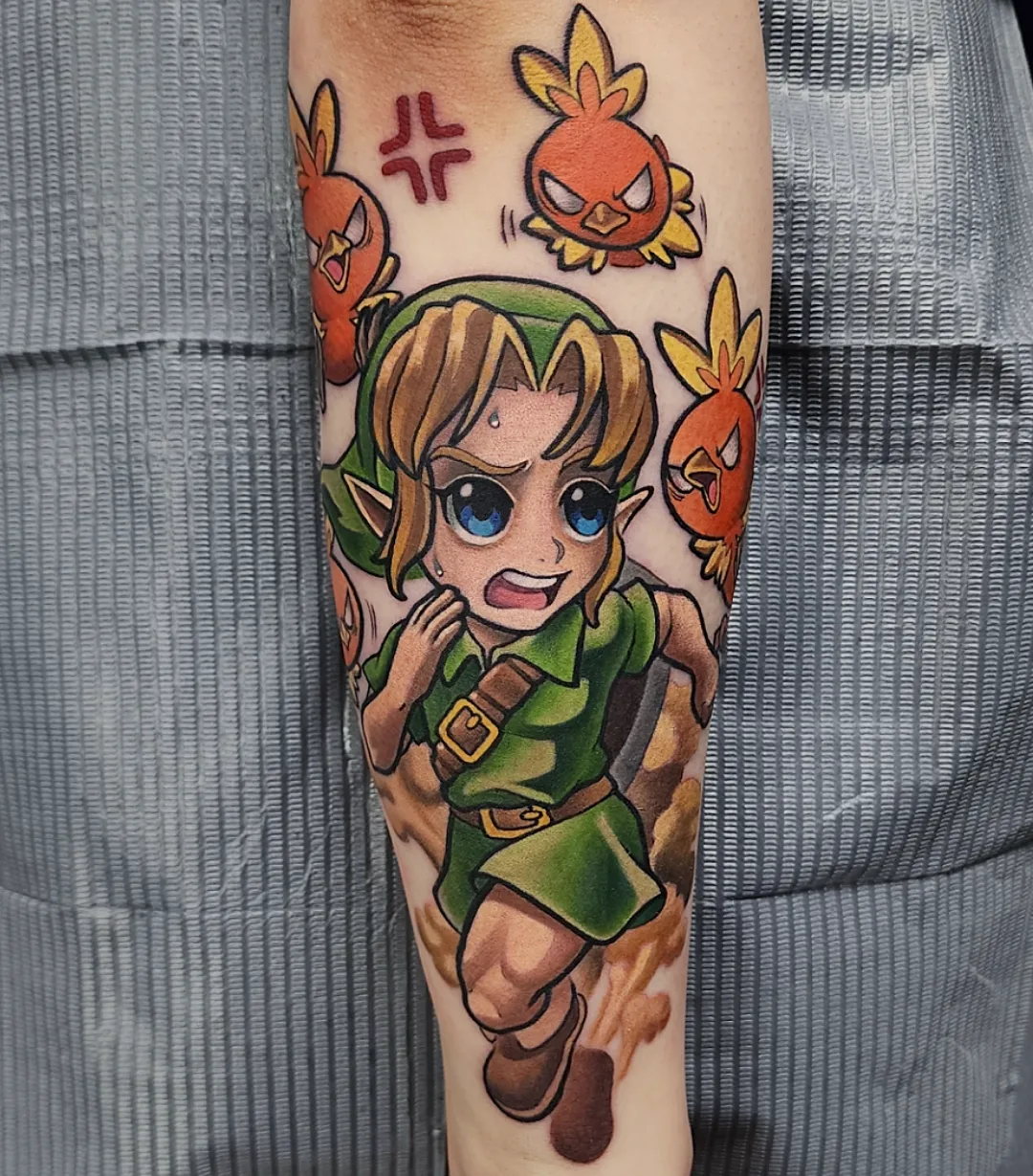 Tattoo by @joannanguyenart — anime