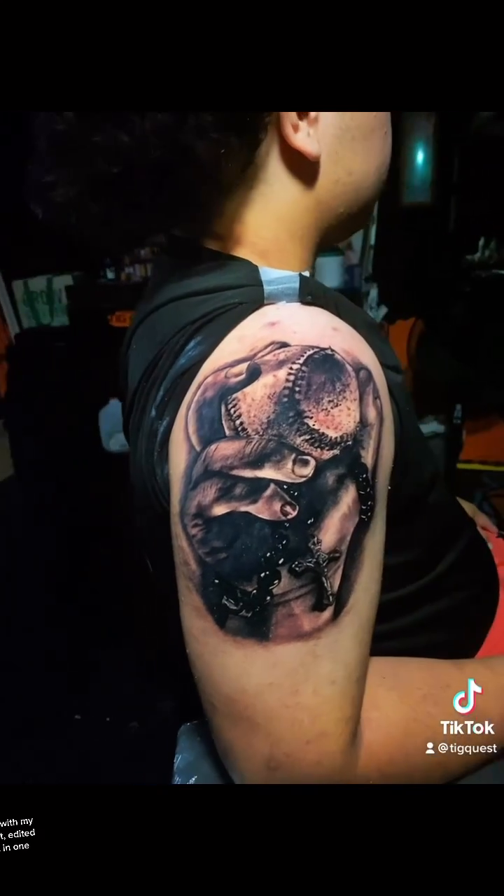 Tattoo by @theunquestionable — realism, black_and_grey