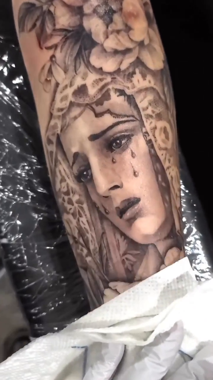 Tattoo by @jordanallredart — realism, black_and_grey